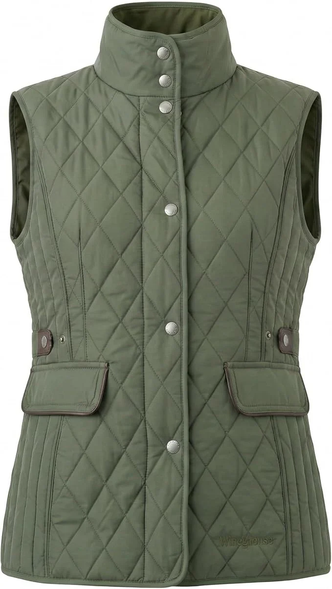Hazy Blue Joanne Quilted Gilet - Image 7