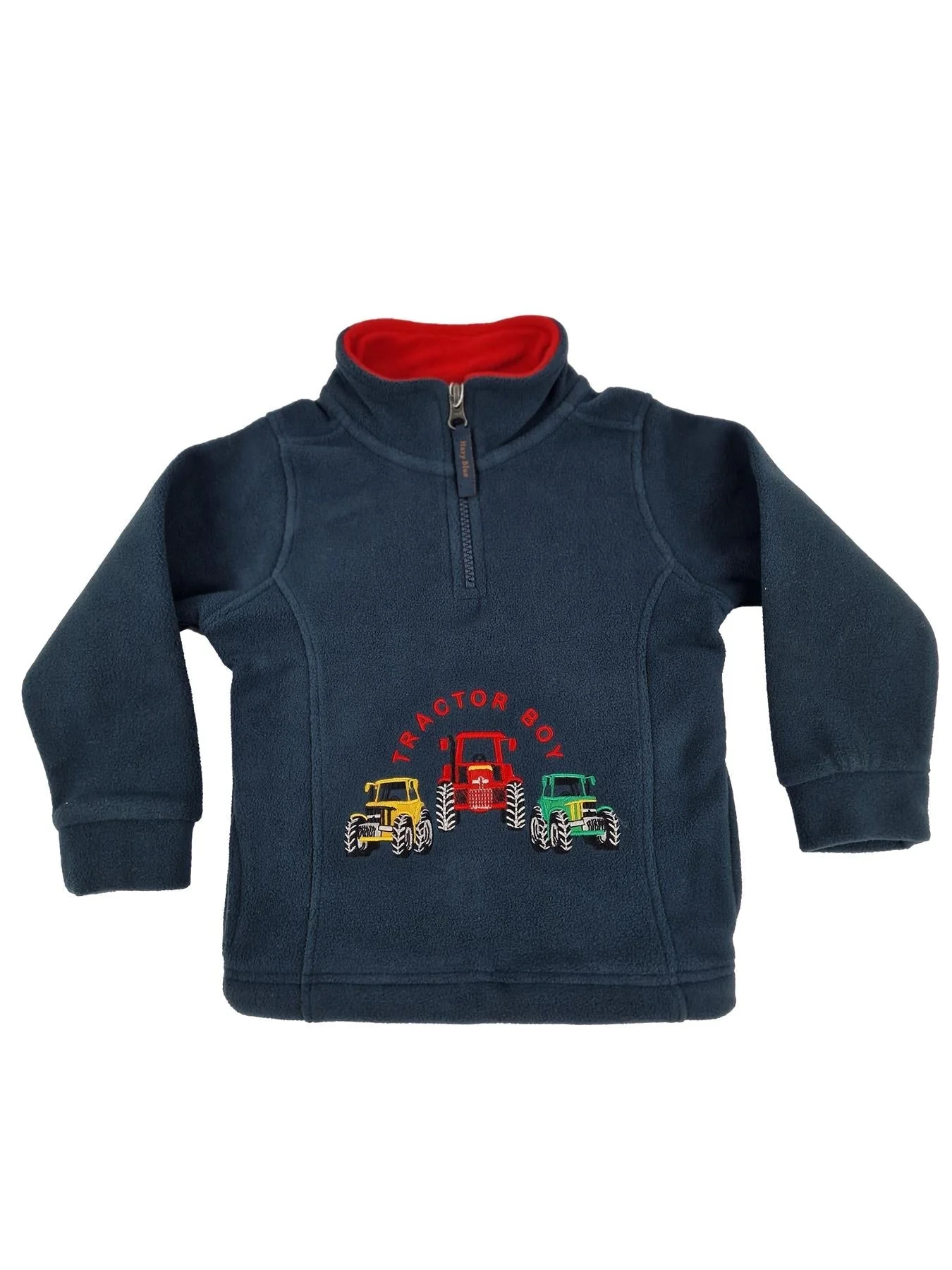 Hazy Blue Kids Half Zip Fleece - Image 13