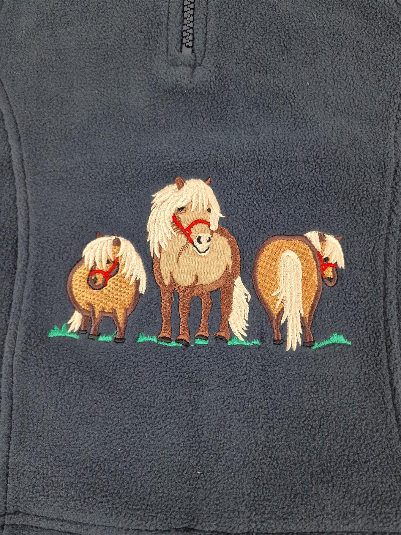 Hazy Blue Kids Half Zip Fleece - Image 17