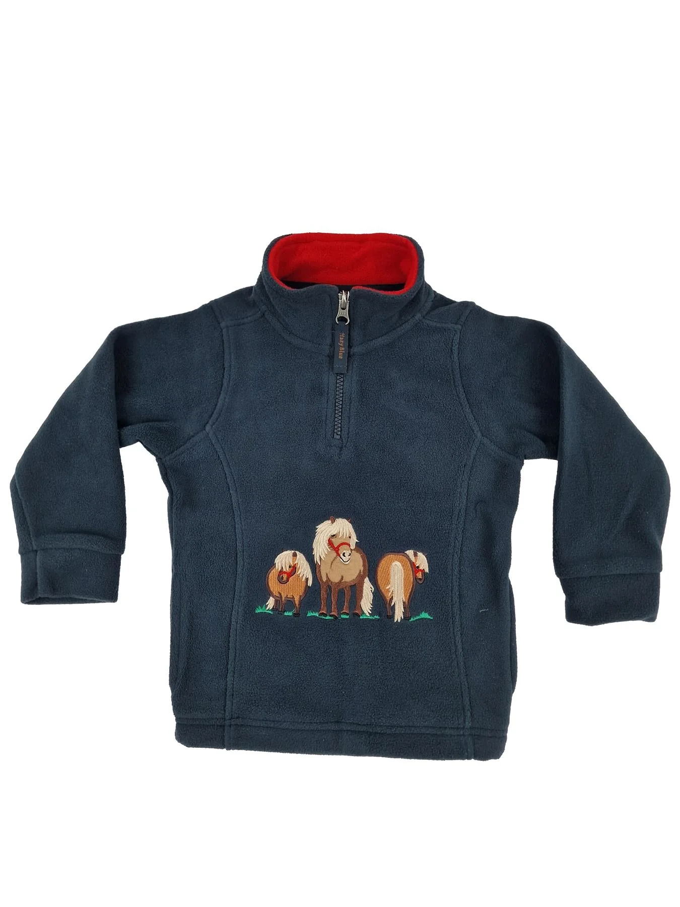 Hazy Blue Kids Half Zip Fleece - Image 19