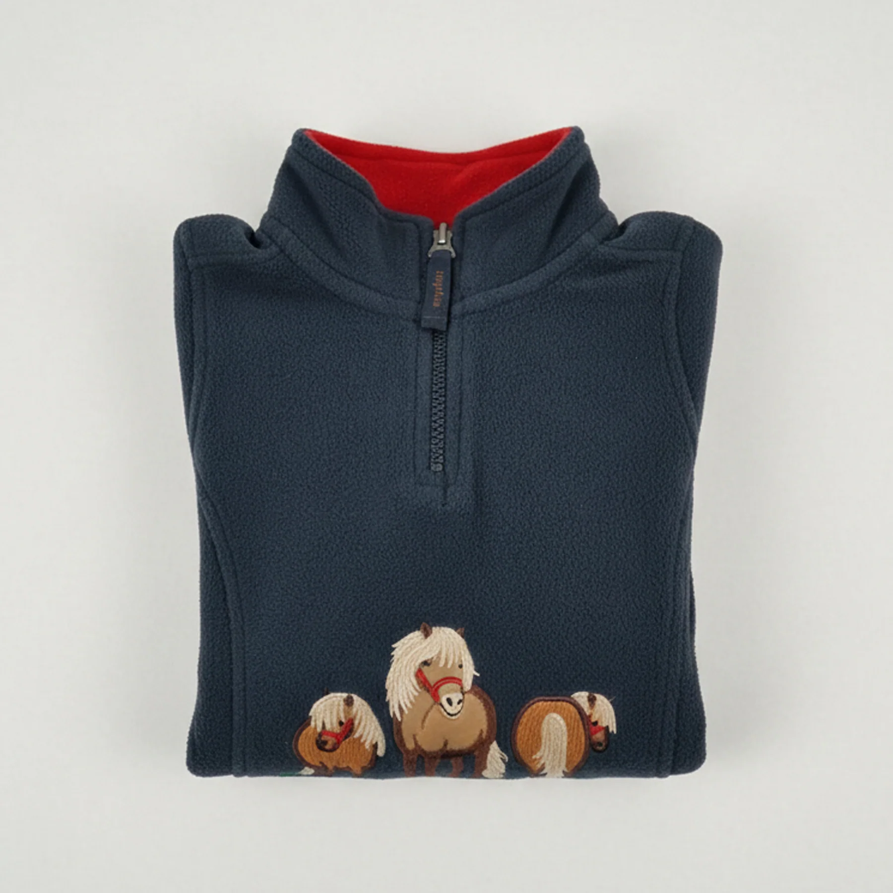 Hazy Blue Kids Half Zip Fleece - Image 4
