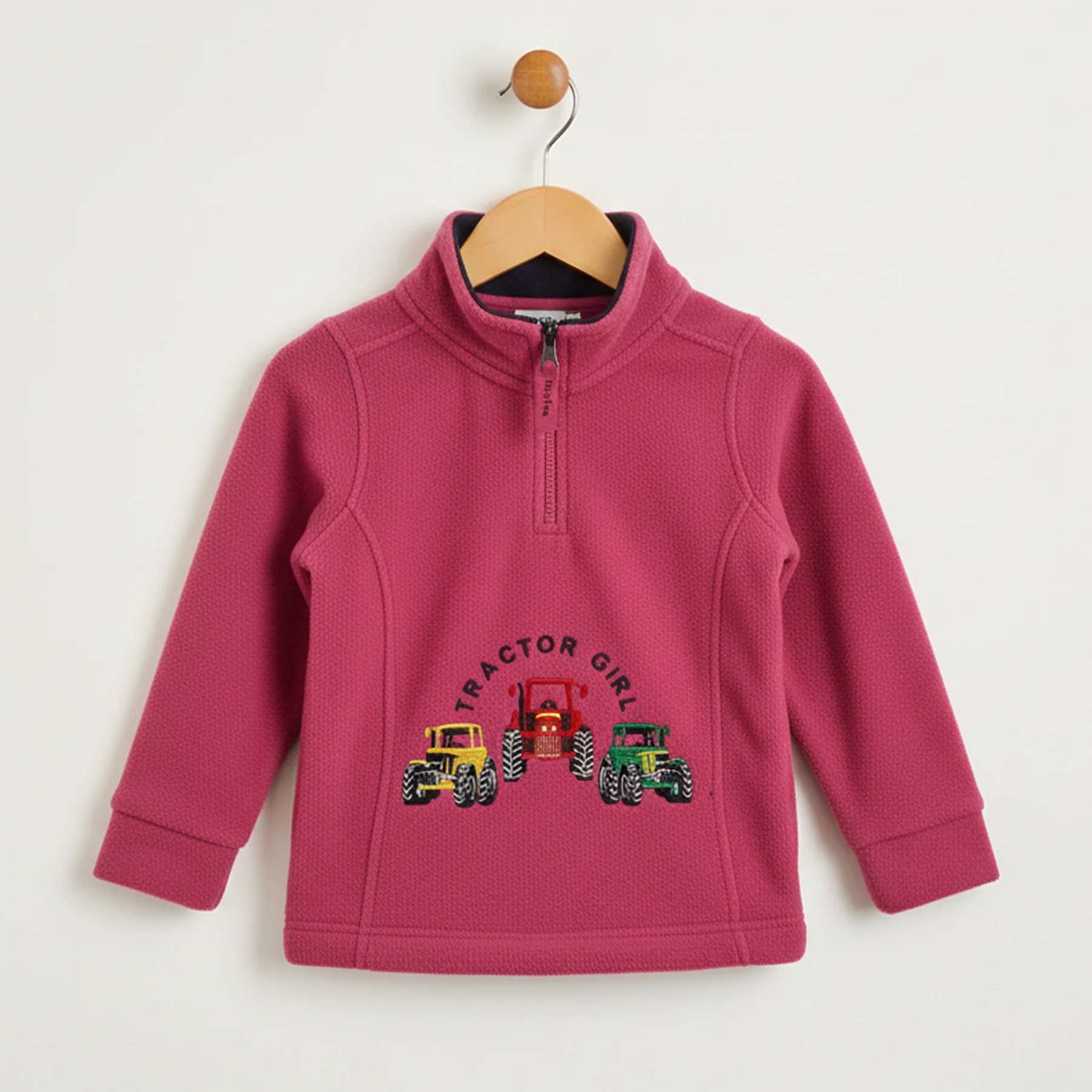 Hazy Blue Kids Half Zip Fleece - Image 8