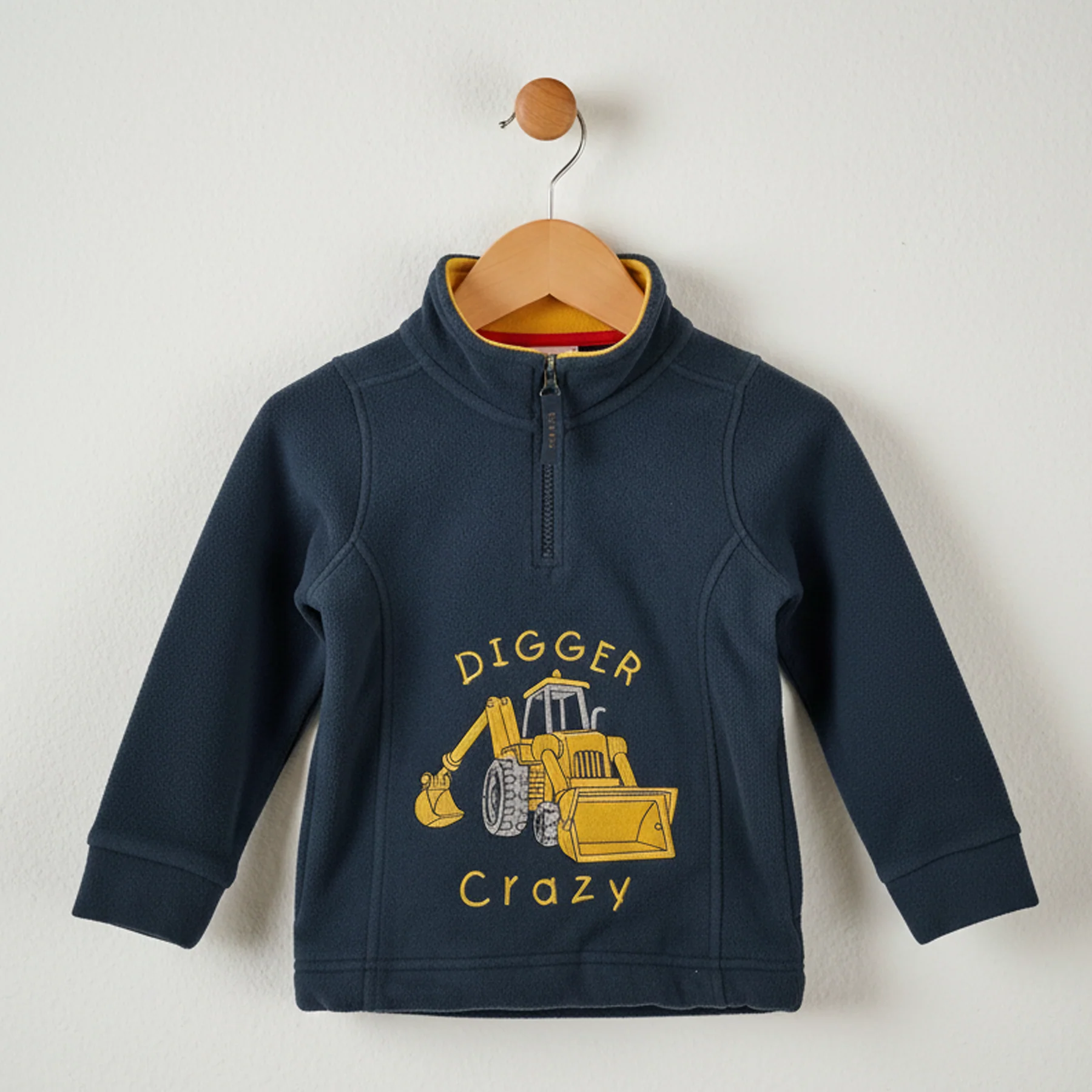 Hazy Blue Kids Half Zip Fleece - Image 9