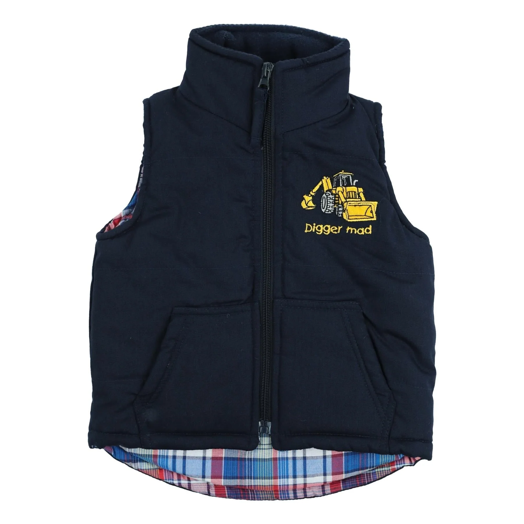 Hazy Blue Kids Country Padded Gilet - Image 10