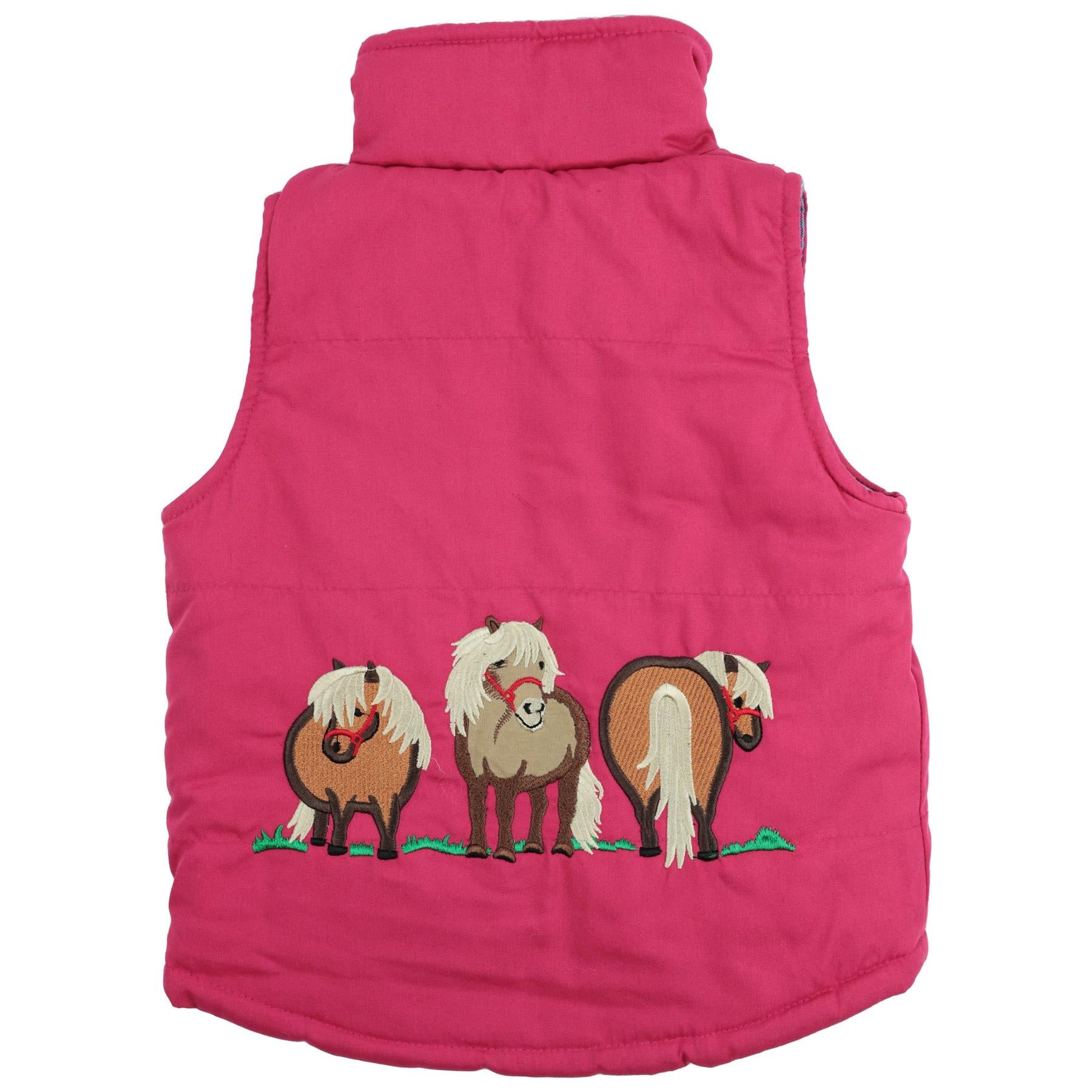 Hazy Blue Kids Country Padded Gilet - Image 20