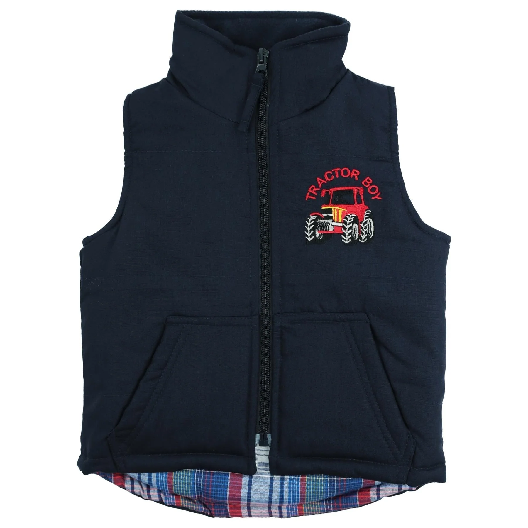 Hazy Blue Kids Country Padded Gilet - Image 3