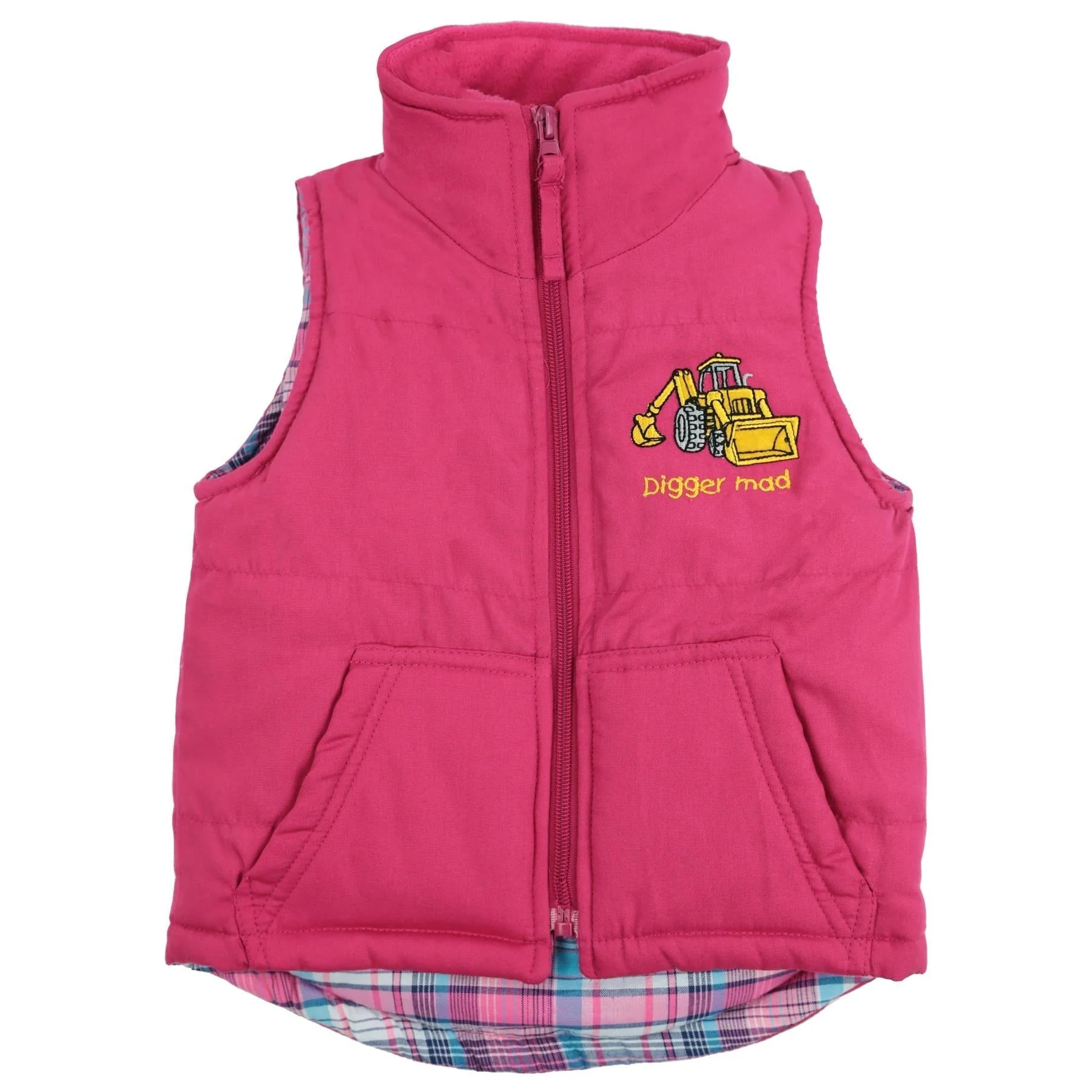 Hazy Blue Kids Country Padded Gilet - Image 32
