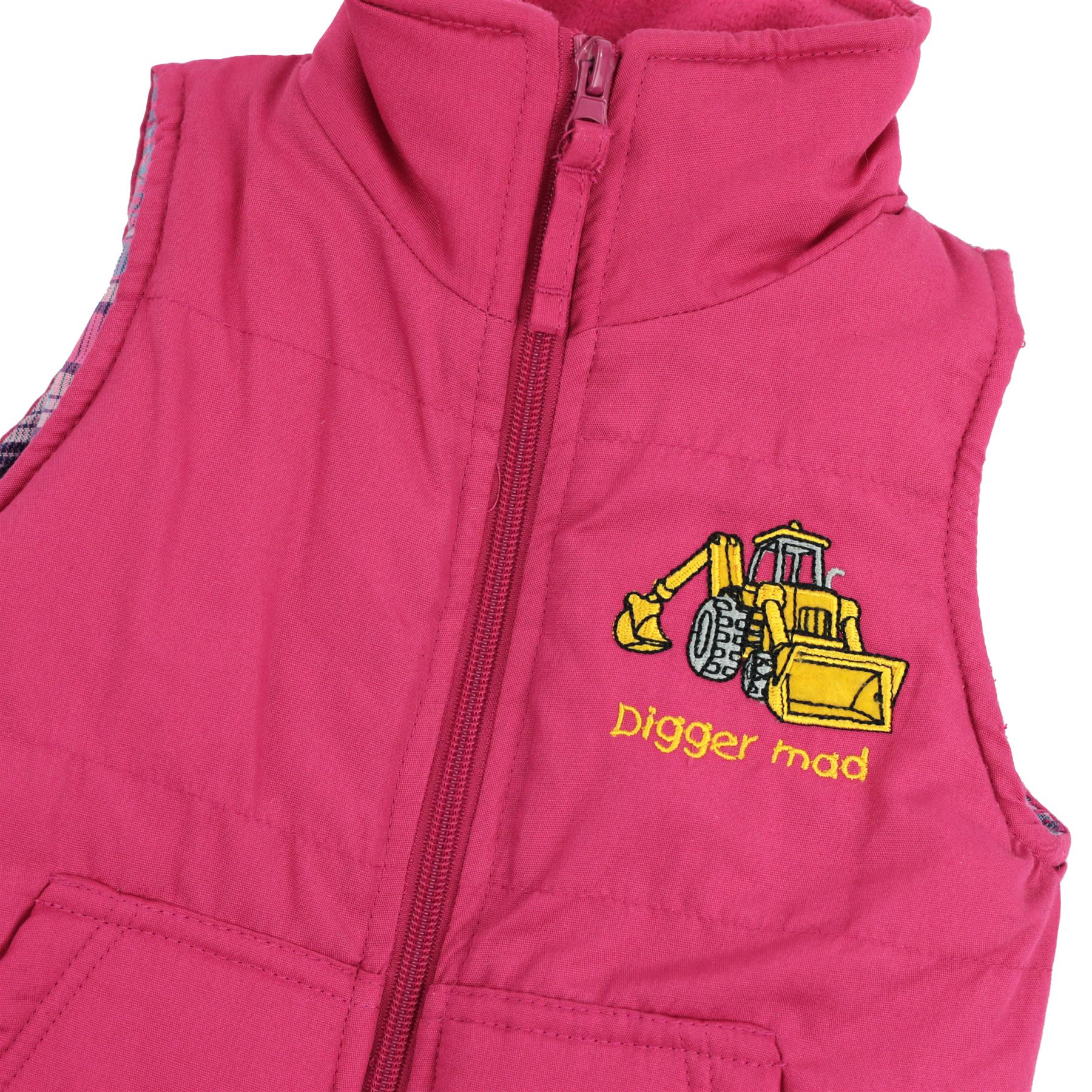 Hazy Blue Kids Country Padded Gilet - Image 33