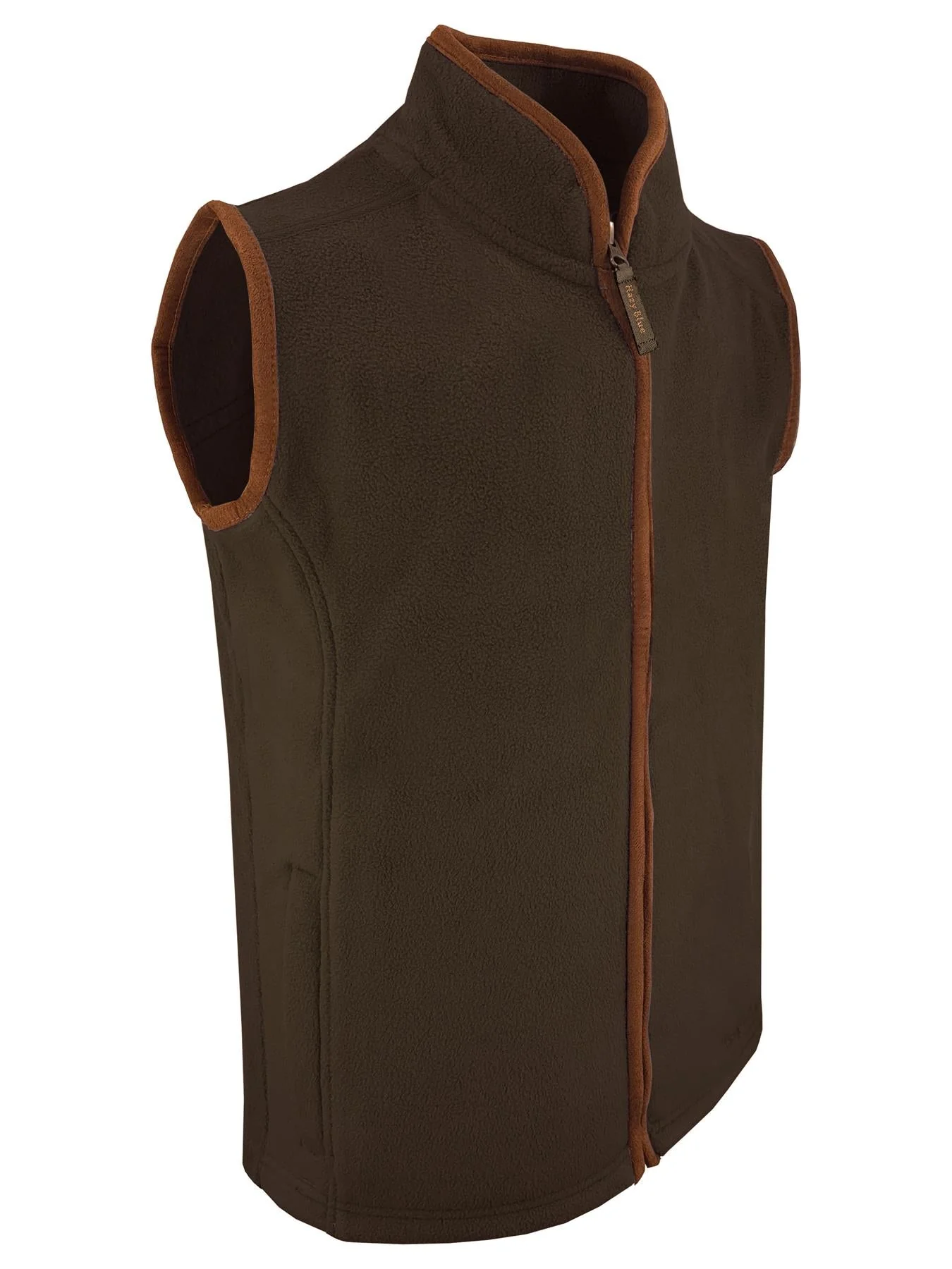 Hazy Blue Kids Kaden Soft Fleece Bodywarmer Gilet Vest - Image 13