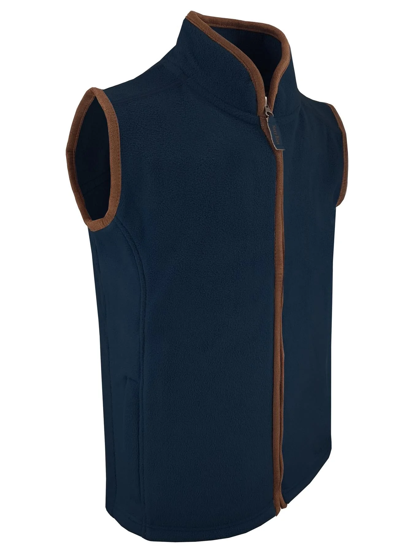 Hazy Blue Kids Kaden Soft Fleece Bodywarmer Gilet Vest - Image 17