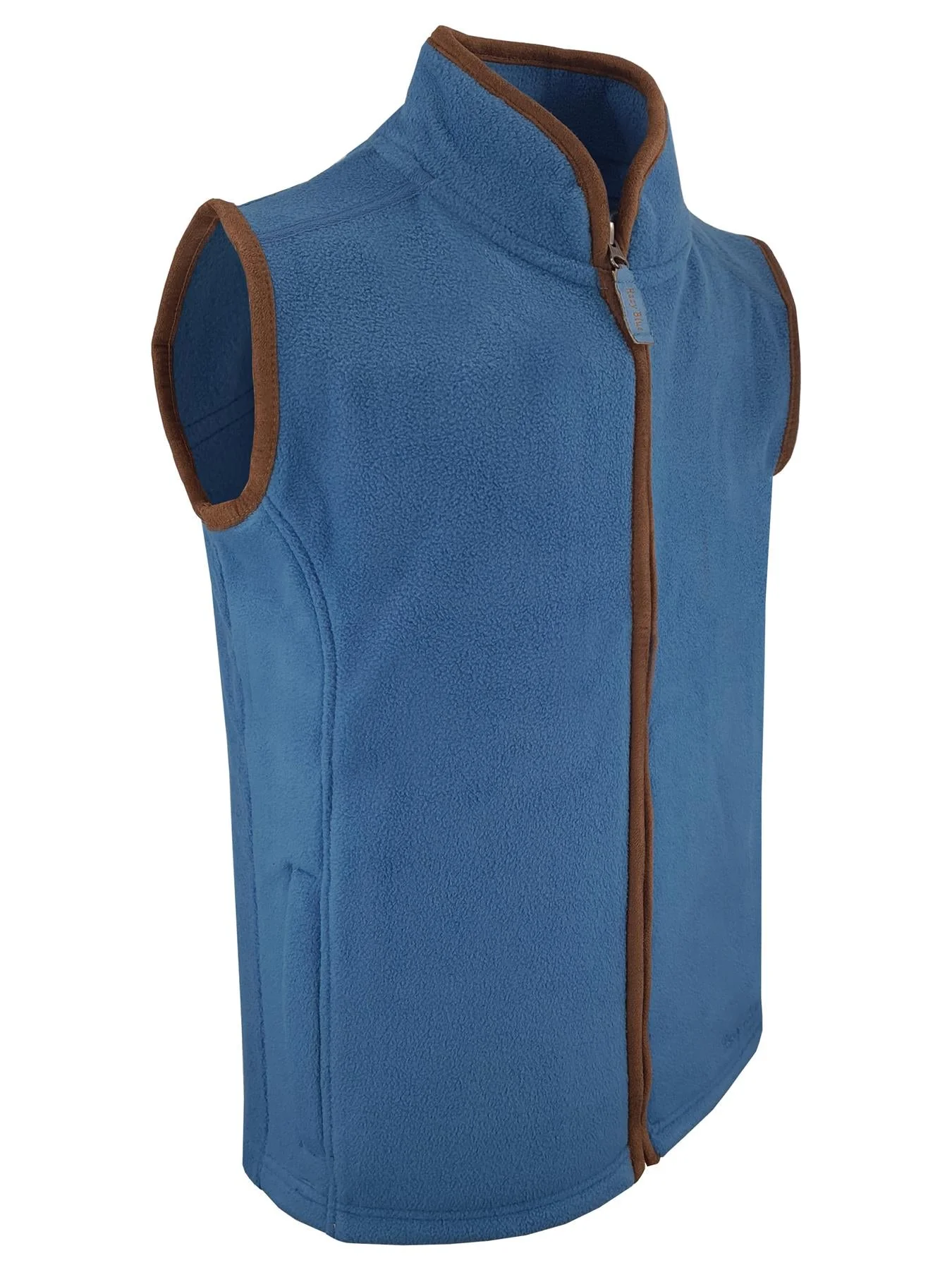 Hazy Blue Kids Kaden Soft Fleece Bodywarmer Gilet Vest - Image 45