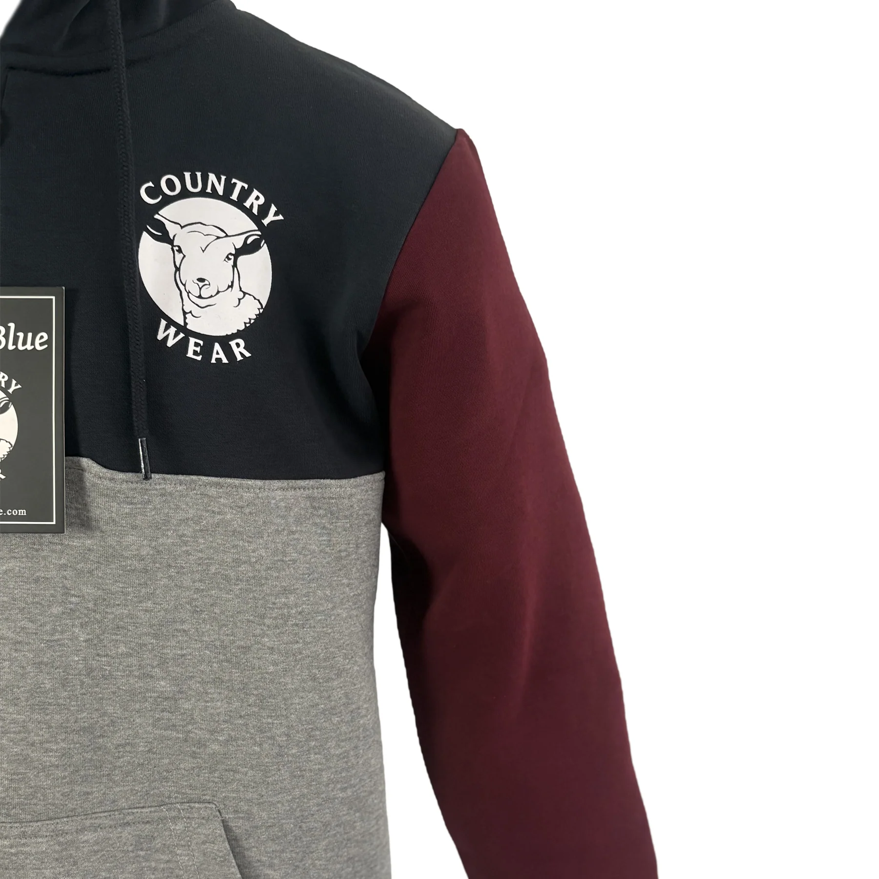 Hazy Blue Kids Newby Quarter Zip Hoody with Country Wear Sheep Logo - Image 14