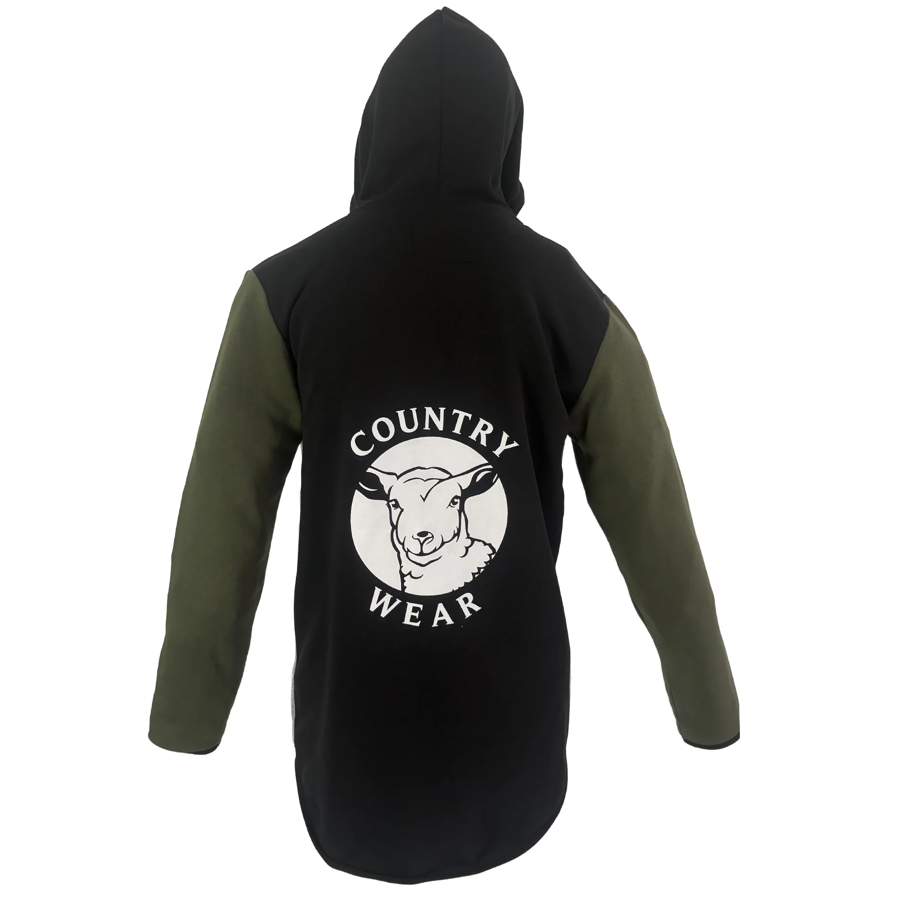 Hazy Blue Kids Newby Quarter Zip Hoody with Country Wear Sheep Logo - Image 5