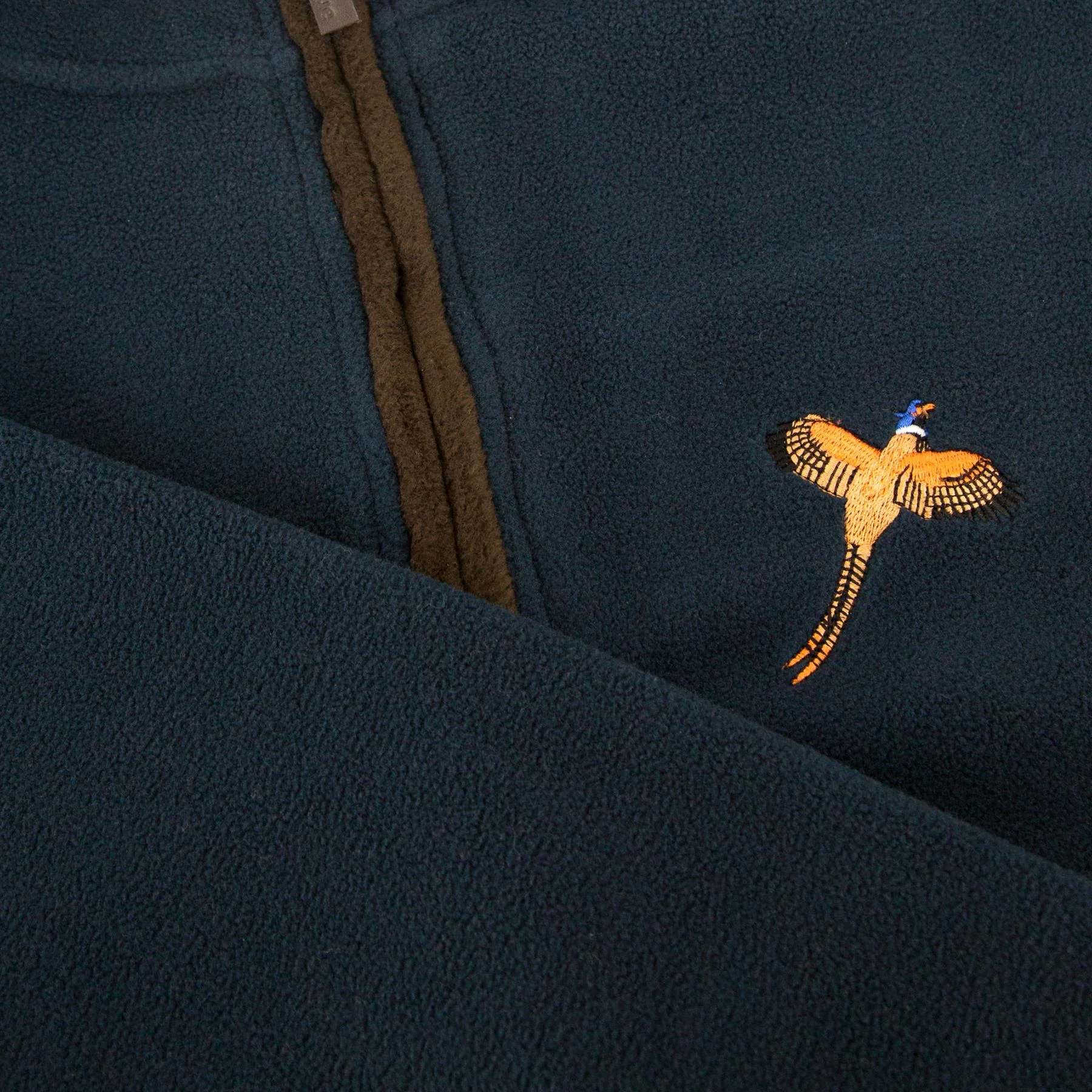 Hazy Blue Liston Mens Full Zip Fleece Jacket - Image 3