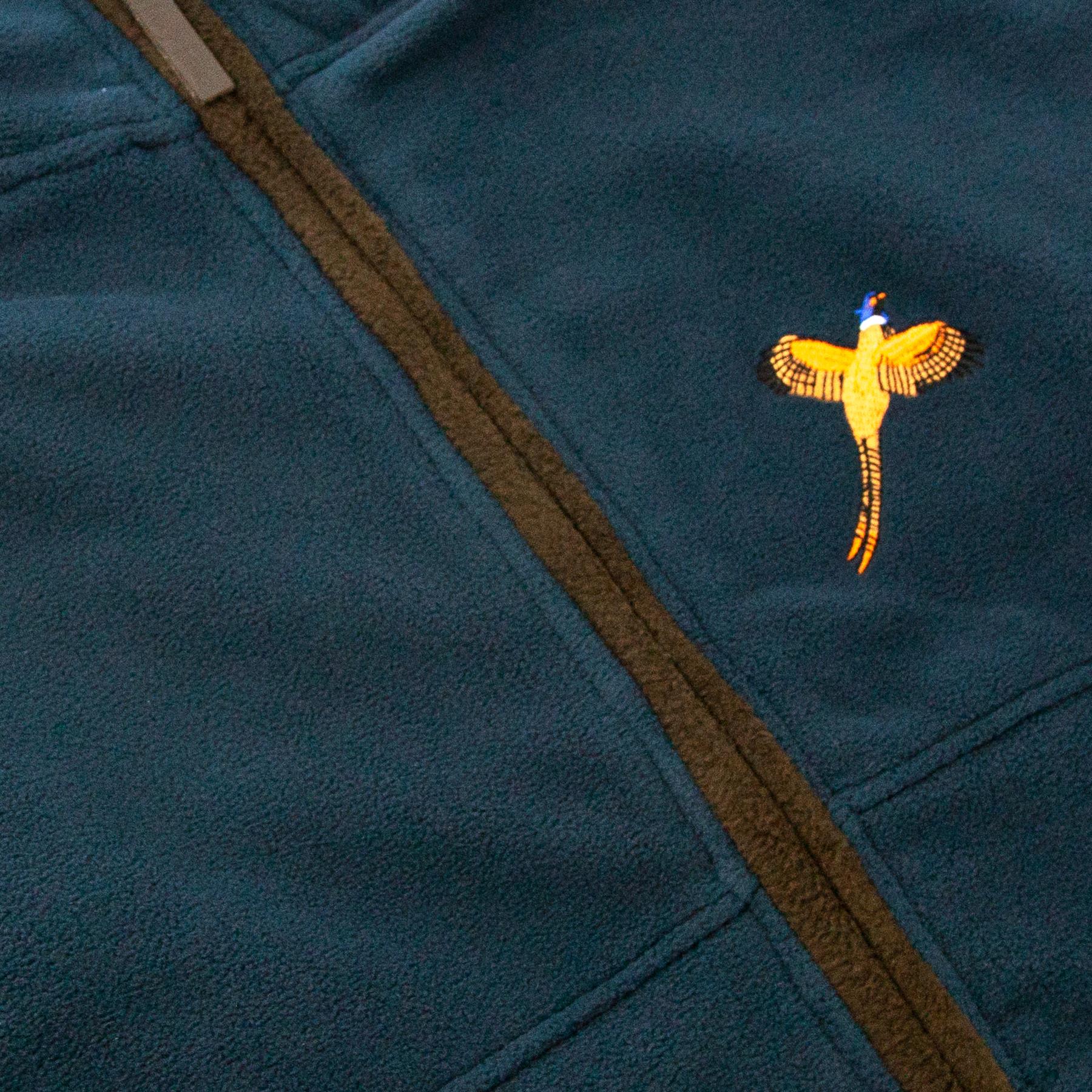 Hazy Blue Liston Mens Full Zip Fleece Jacket - Image 4