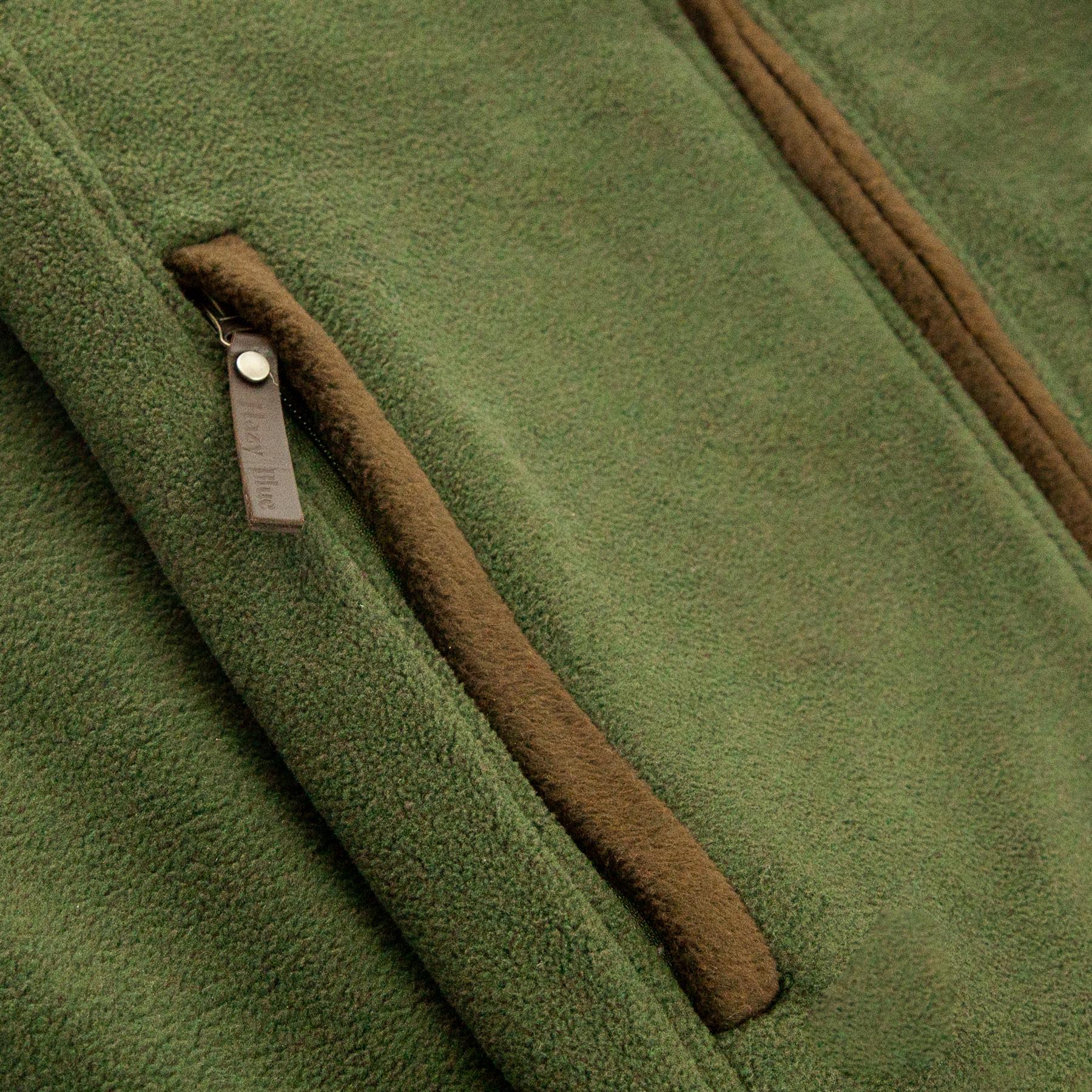 Hazy Blue Liston Mens Full Zip Fleece Jacket - Image 7