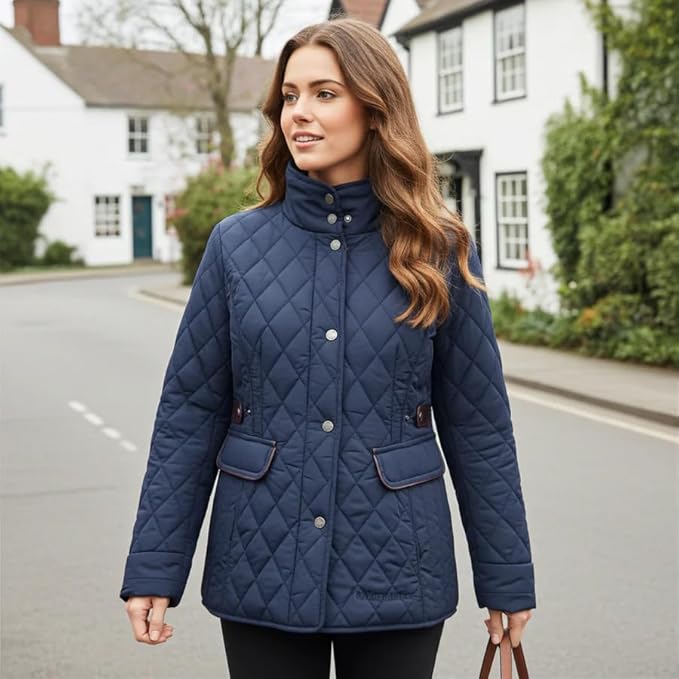 Hazy Blue Louise Quilted Jacket - Image 10