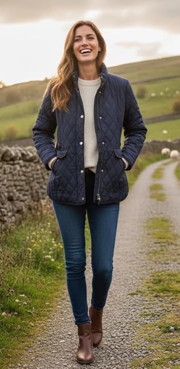 Hazy Blue Louise Quilted Jacket - Image 12