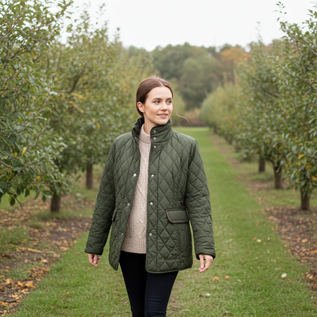 Hazy Blue Louise Quilted Jacket - Image 3