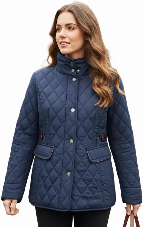 Hazy Blue Louise Quilted Jacket - Image 9