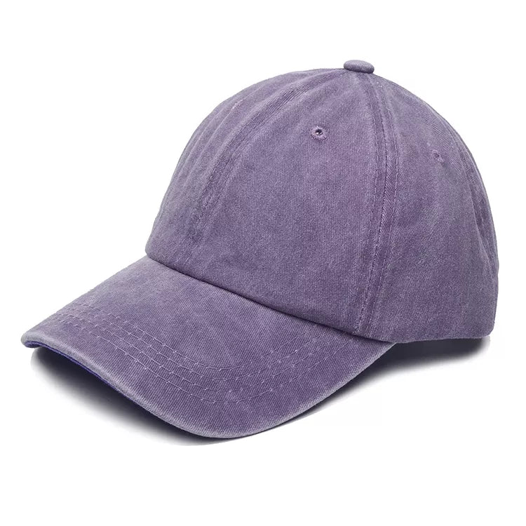 Hazy Blue Luca Unisex Cotton Sports Cap - Image 3