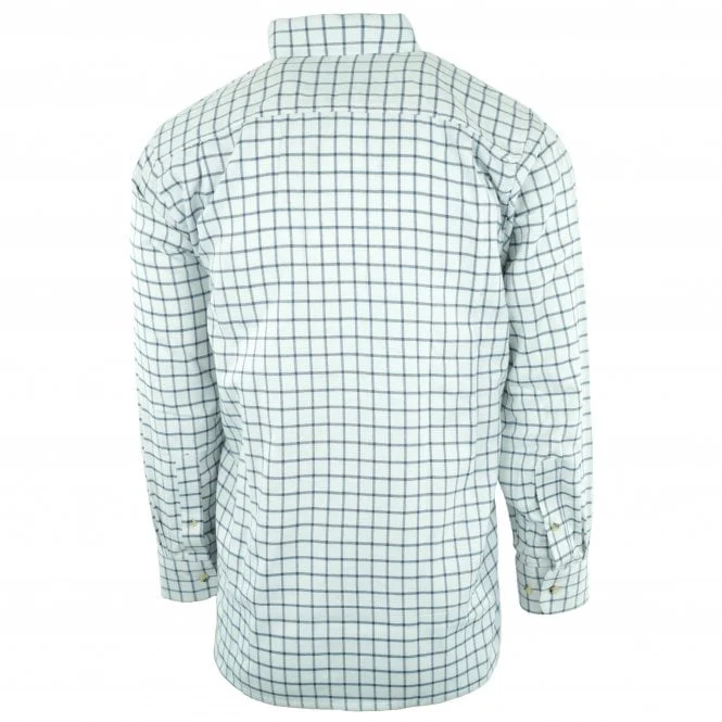 Hazy Blue Mens Casual Country Check Long Sleeve Shirts - Image 3