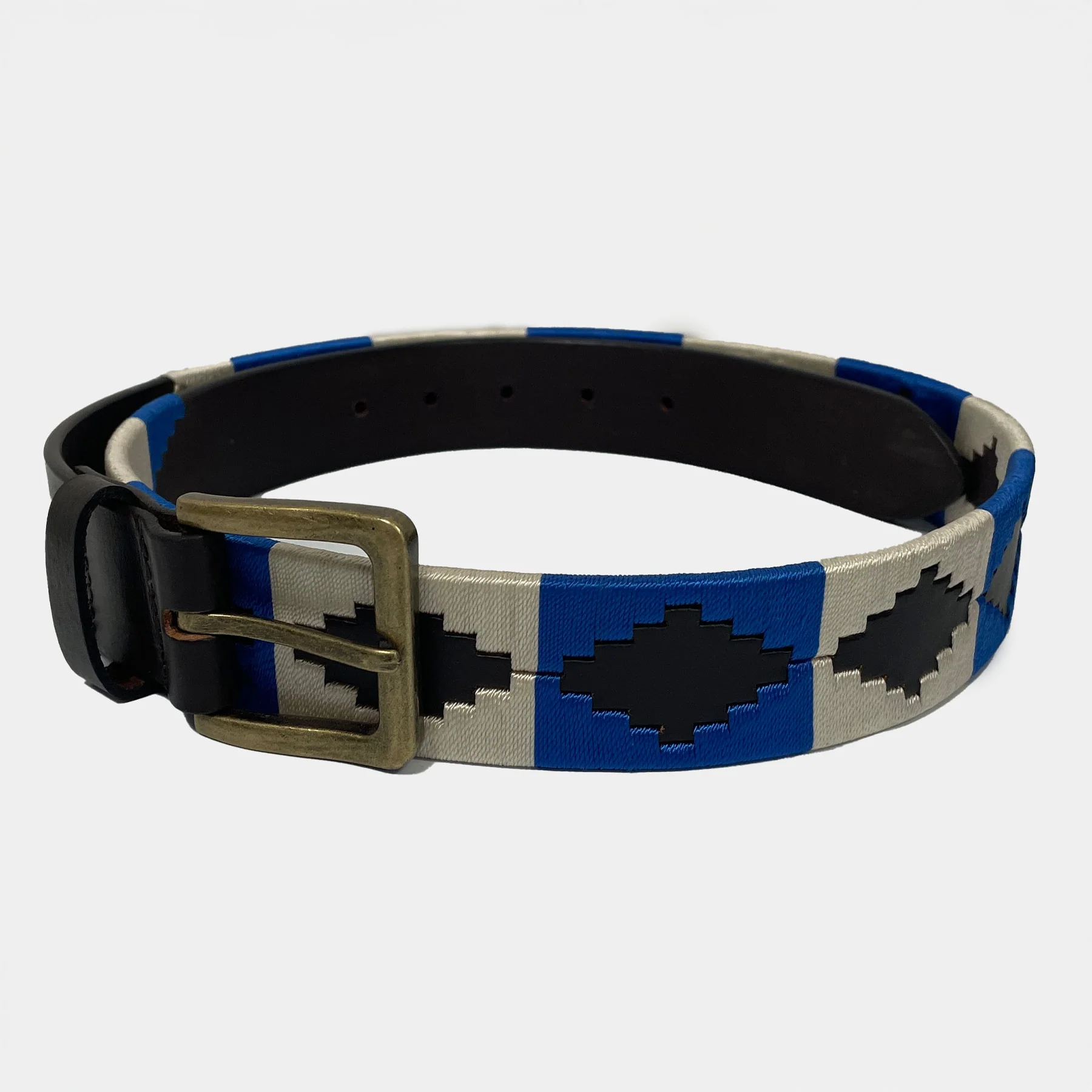 Hazy Blue Brown Leather Polo Belts: Equestrian Style & Everyday Elegance - Jordon - Image 19