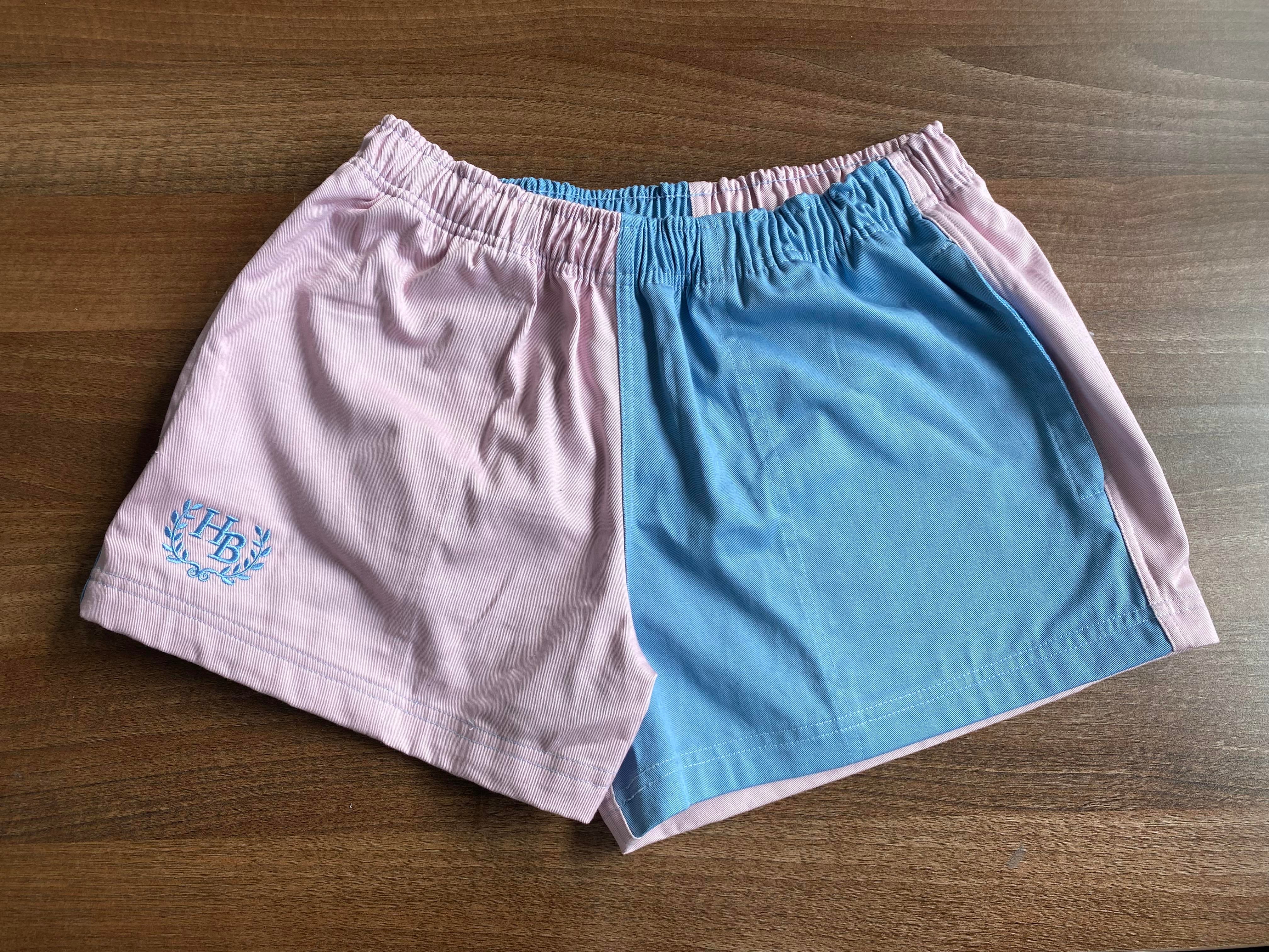 Hazy Blue Nelson Colour Block Shorts - Unisex - Image 28