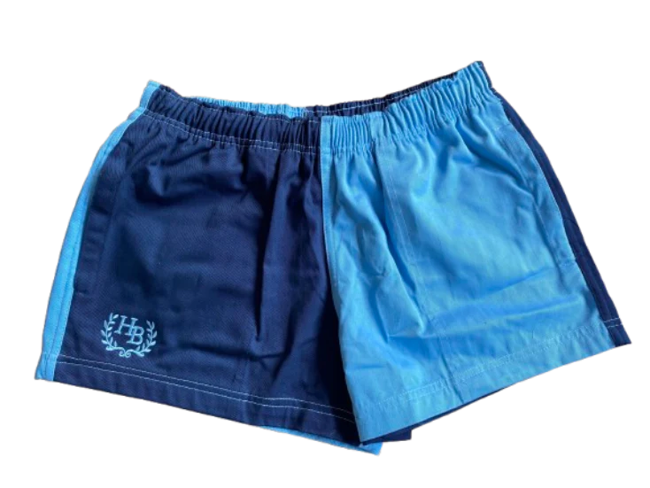 Hazy Blue Nelson Colour Block Shorts - Unisex - Image 30