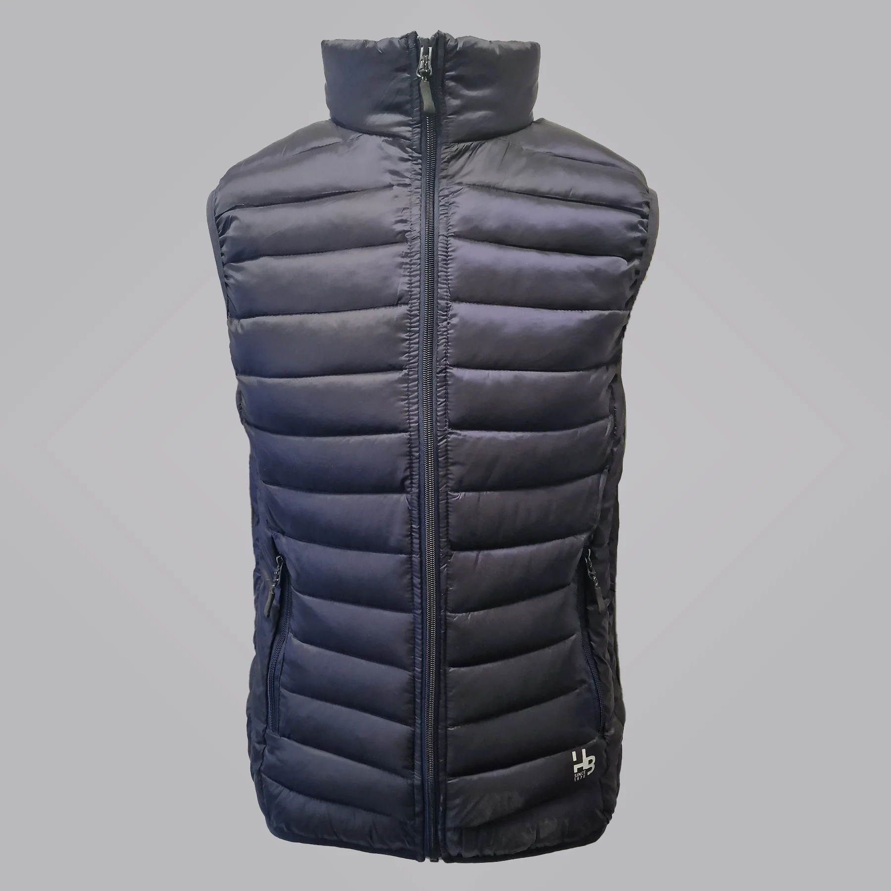 Hazy Blue Padded Polar Insulated Mens Bodywarmer Gilet - Image 4