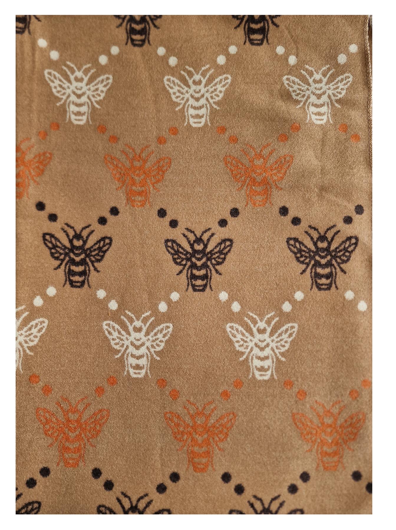 Hazy Blue Pashmina feel Luxury Ladies Womens Scarf - Bee - Image 11