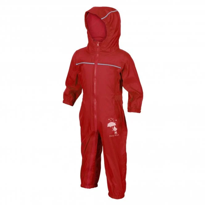 Hazy Blue Rain Drop Waterproof All In One Rain & Puddle Suit - Image 5