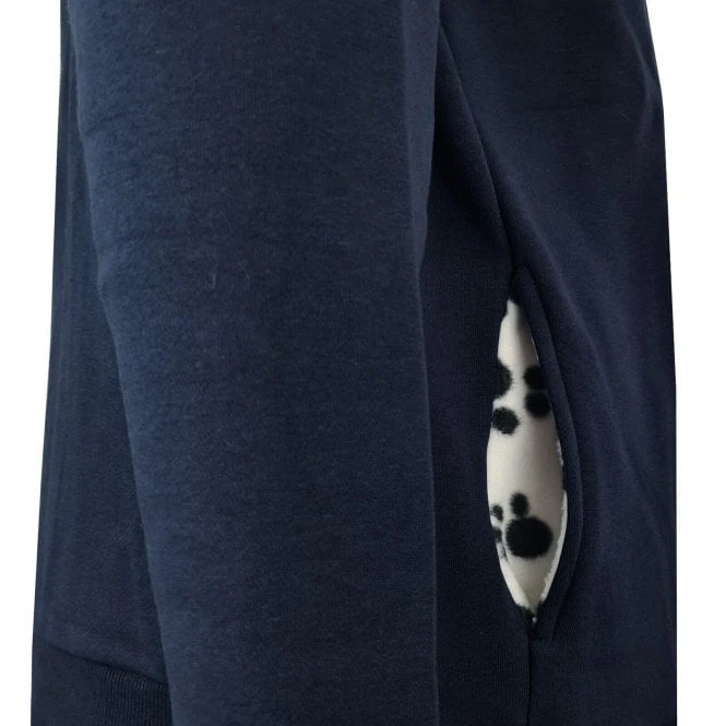 Hazy Blue Womens Hooded Sweatshirts -Scooby - My Dog Walk All Over Me - Scooby - Image 4