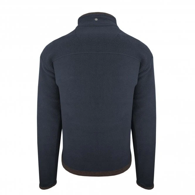 Hazy Blue Swann Mens Half Zip Fleece Pullover - Image 4