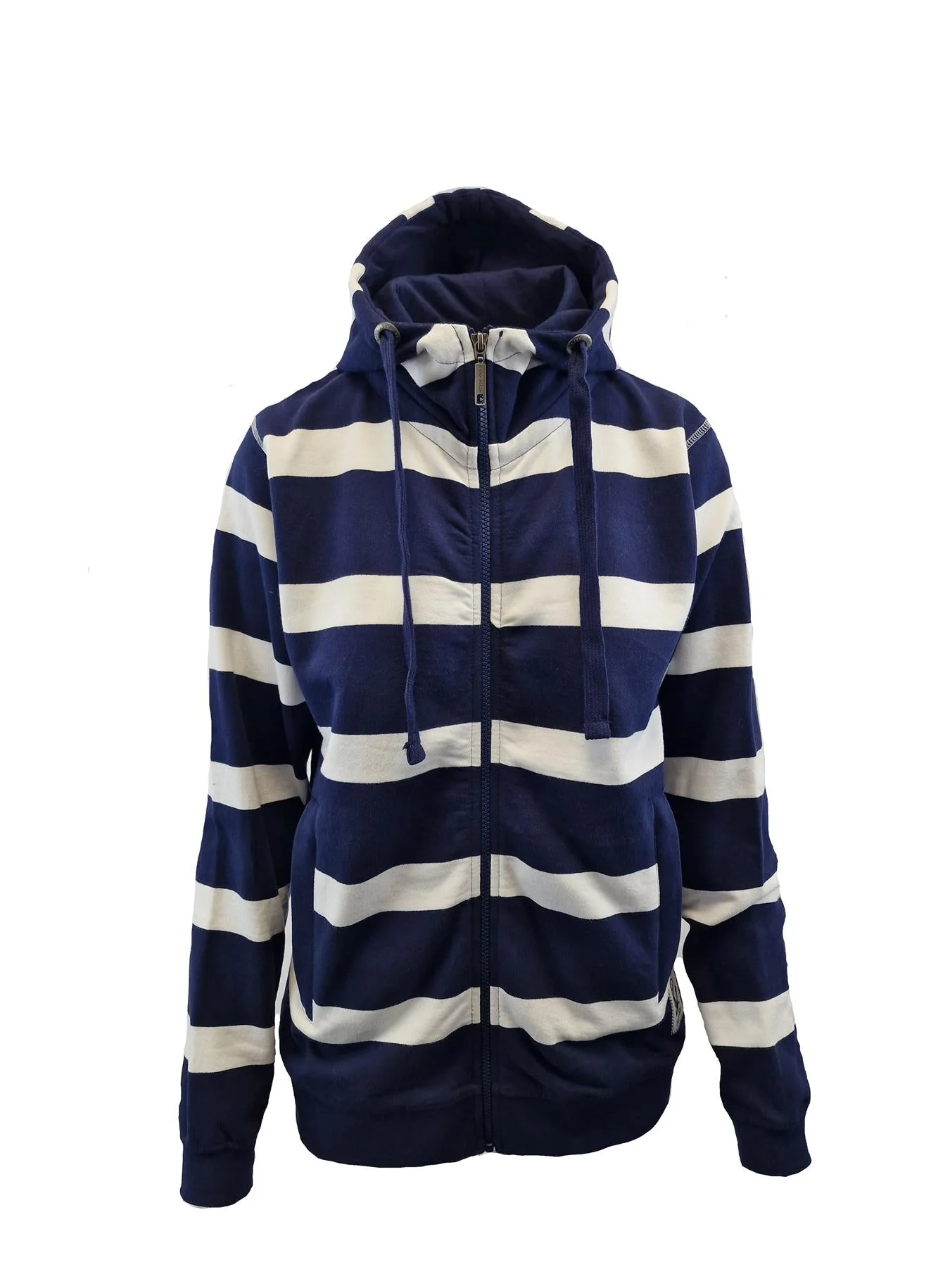 Hazy Blue Full Zip Hoodie Sweatshirts - Tessa - Image 2