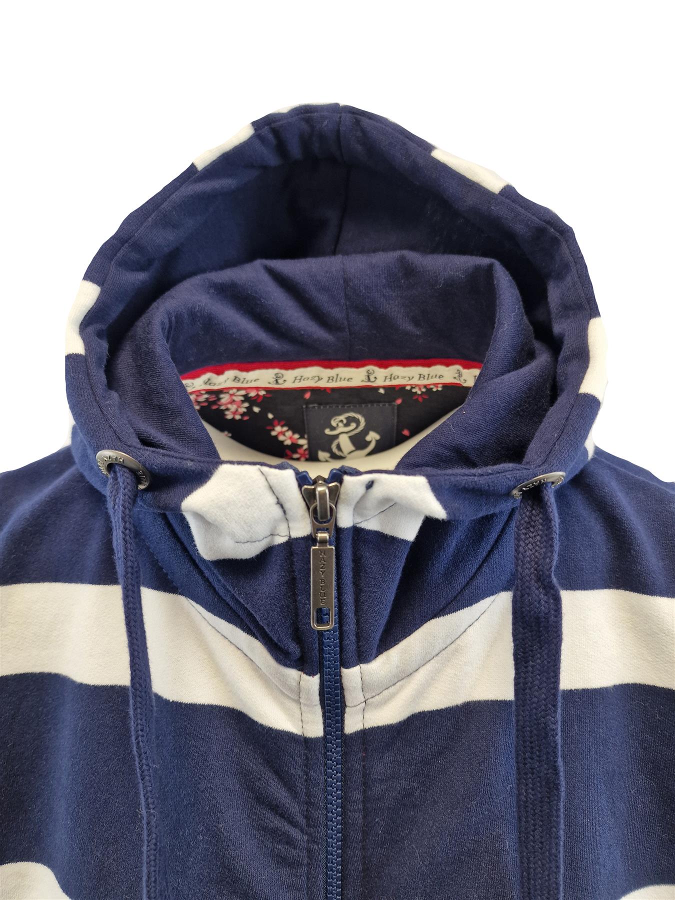 Hazy Blue Full Zip Hoodie Sweatshirts - Tessa - Image 4