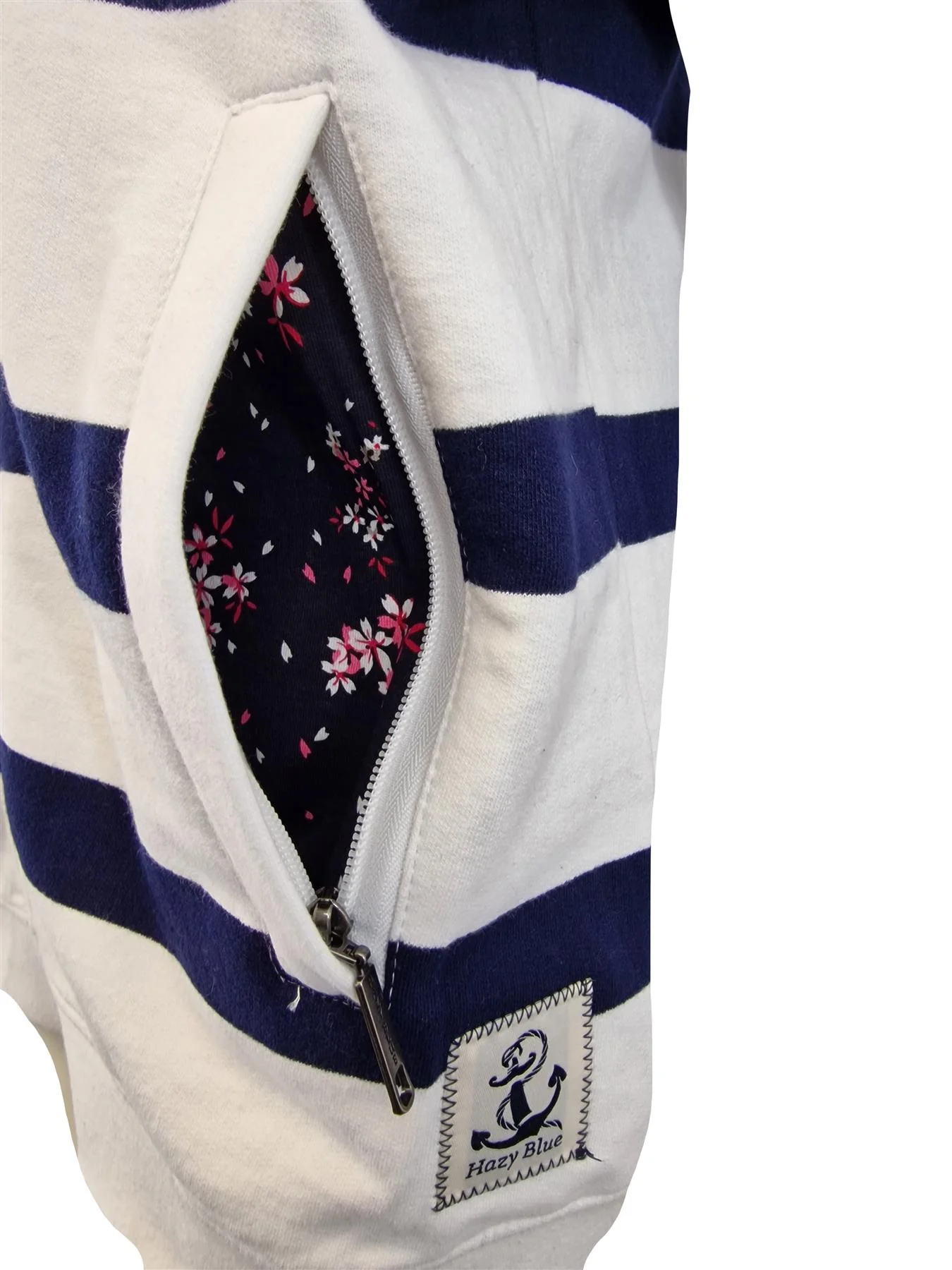 Hazy Blue Full Zip Hoodie Sweatshirts - Tessa - Image 9
