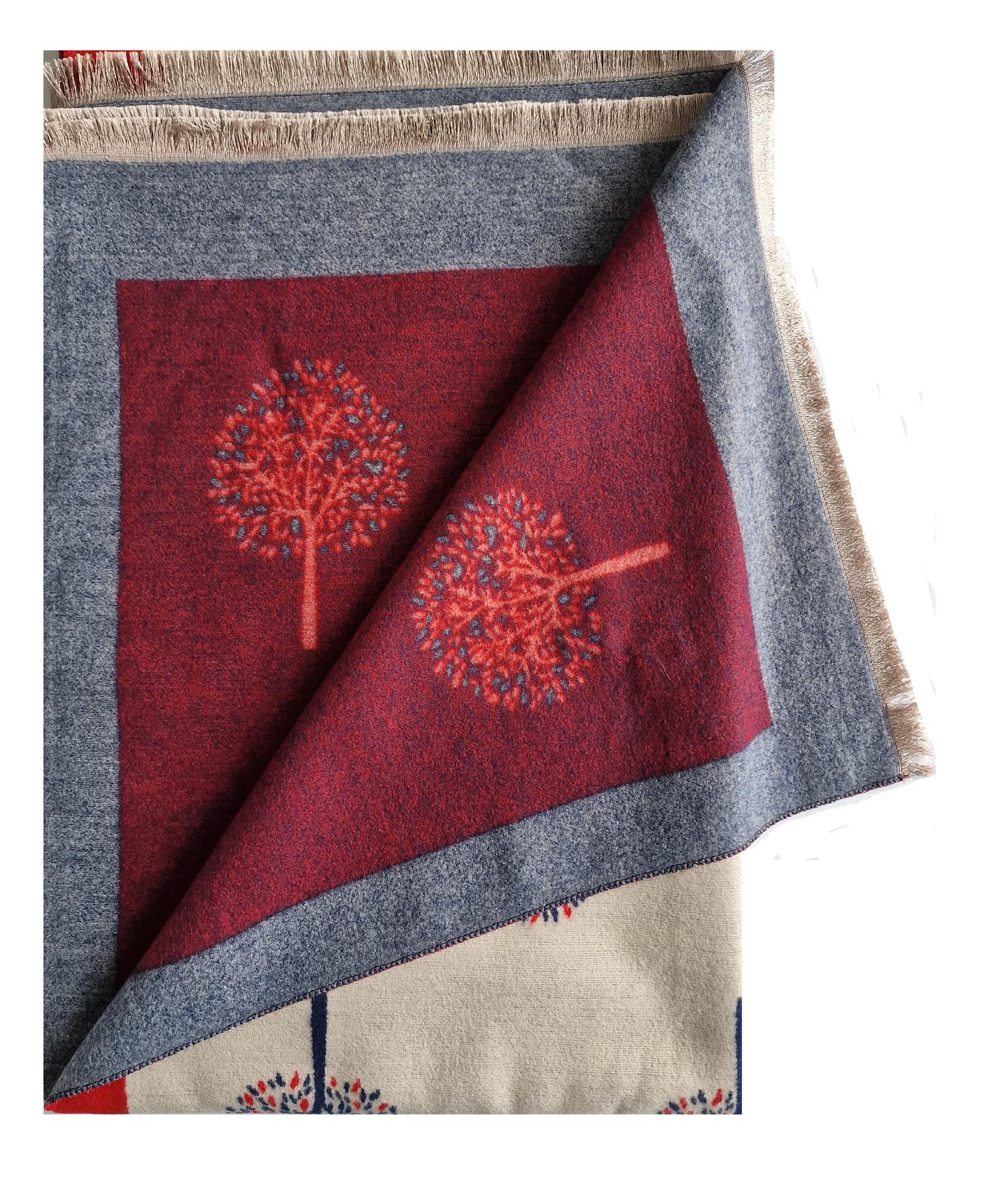 Hazy Blue Tree Of Life Scarfs - Image 4