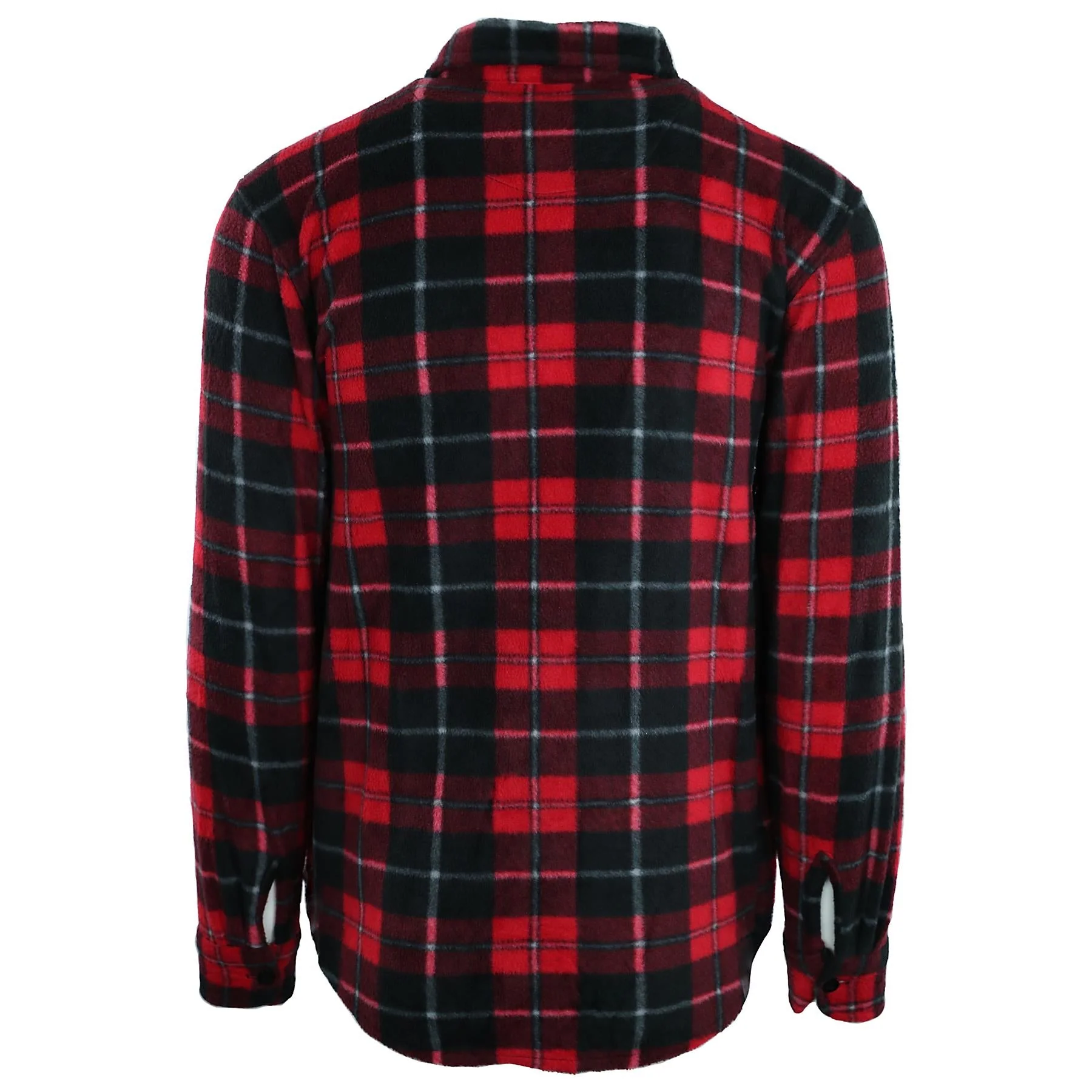 Hazy Blue Trent Men’s Checked Fleece shirt - Image 6