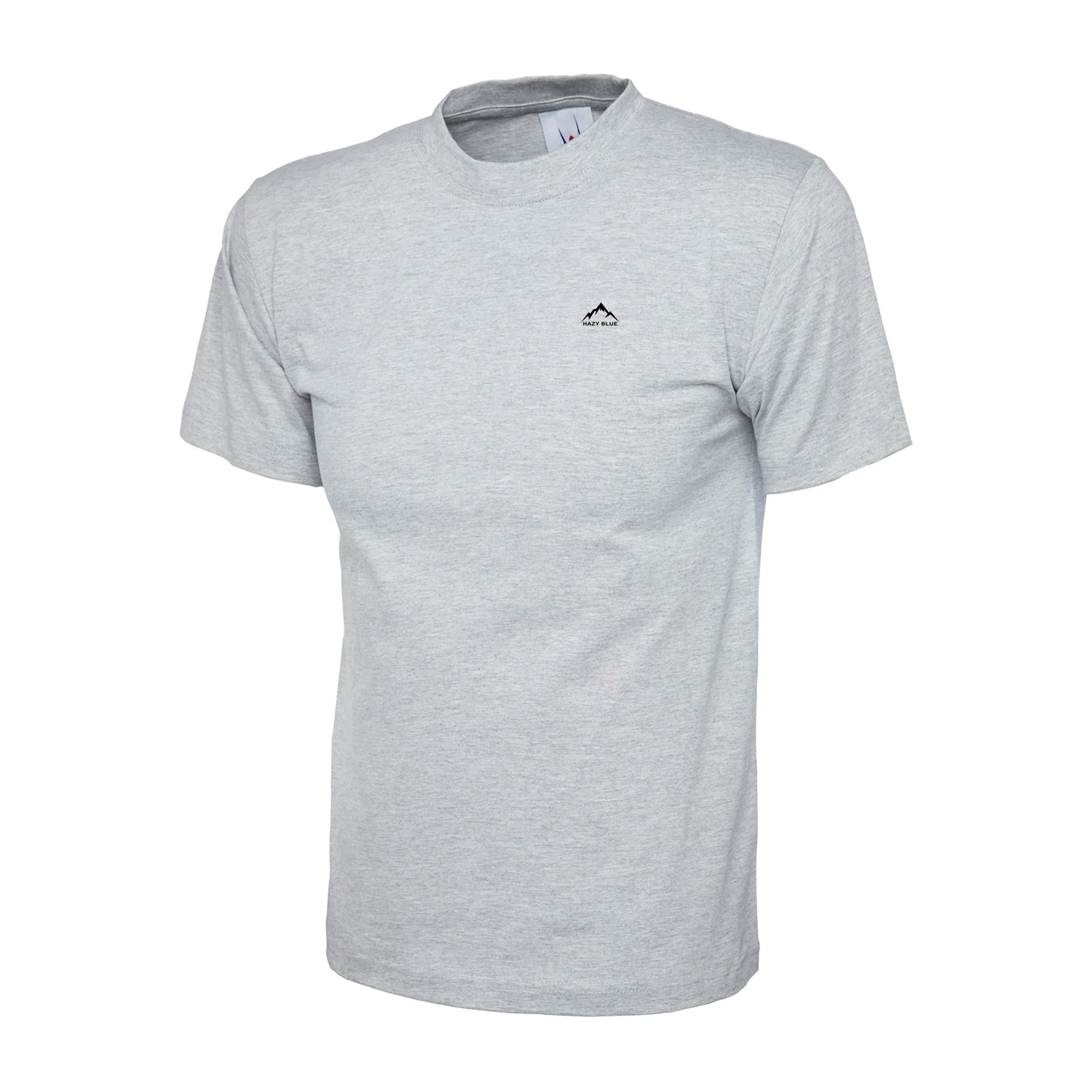 Hazy Blue Unisex Casual T-Shirts - Image 3