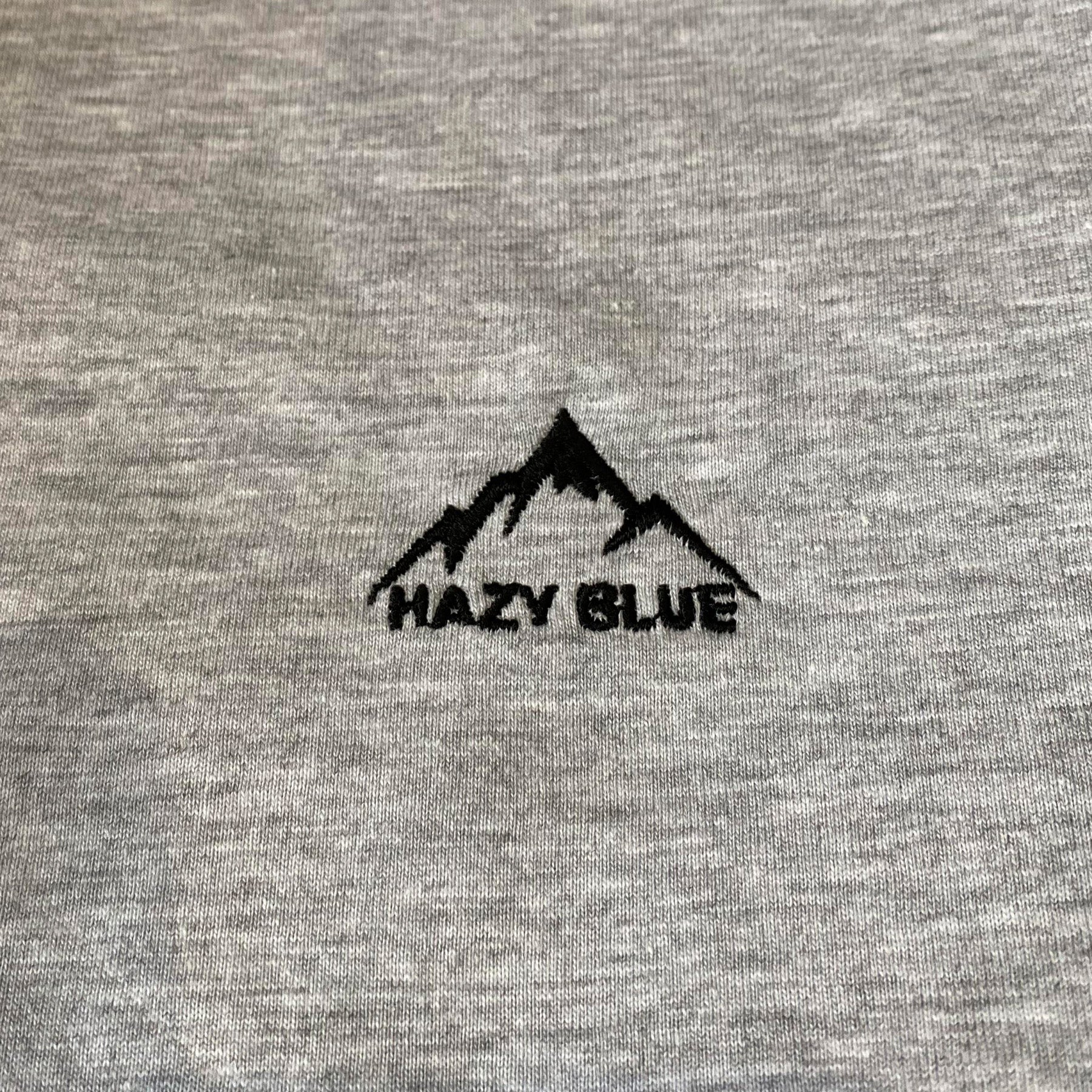 Hazy Blue Unisex Casual T-Shirts - Image 4