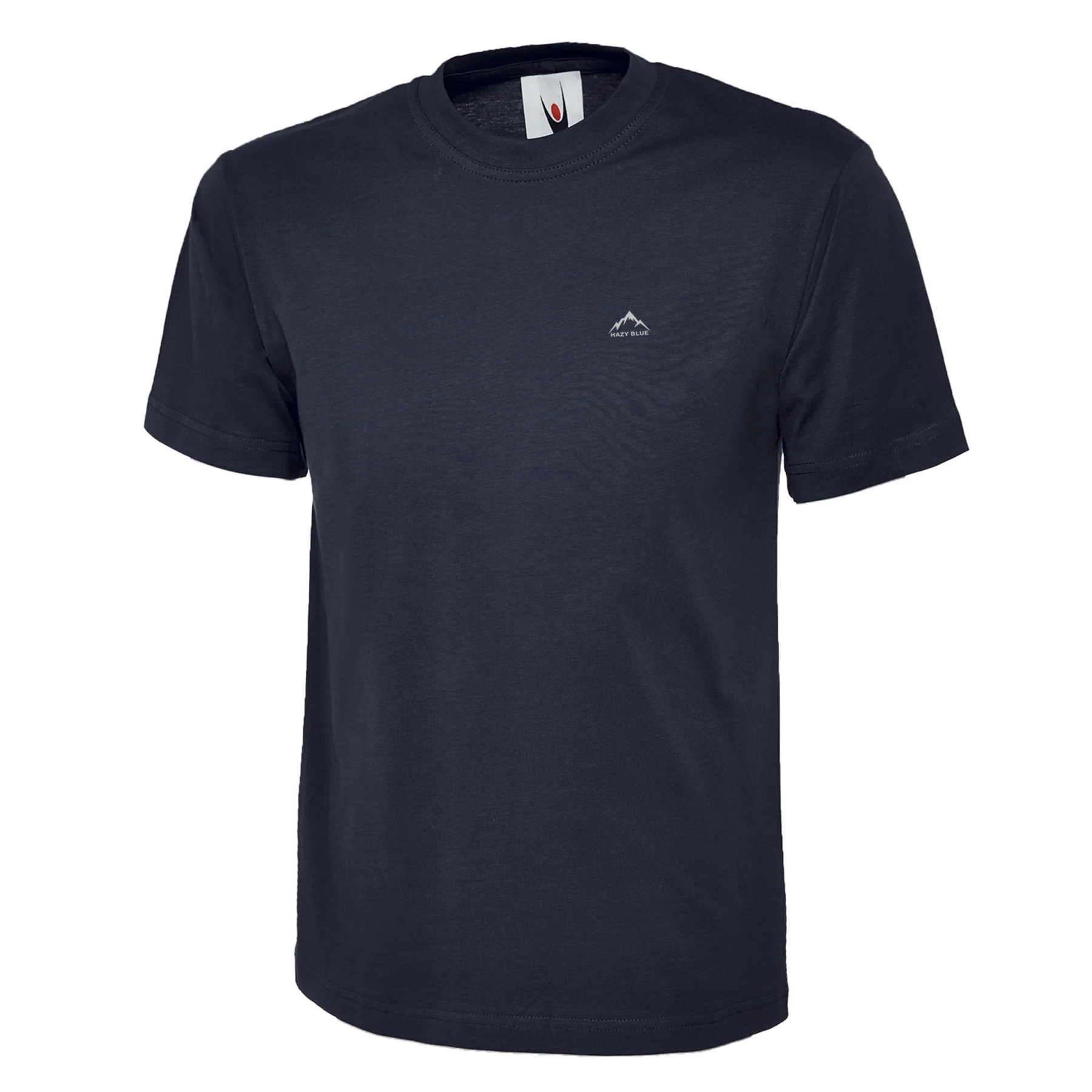 Hazy Blue Unisex Casual T-Shirts - Image 5