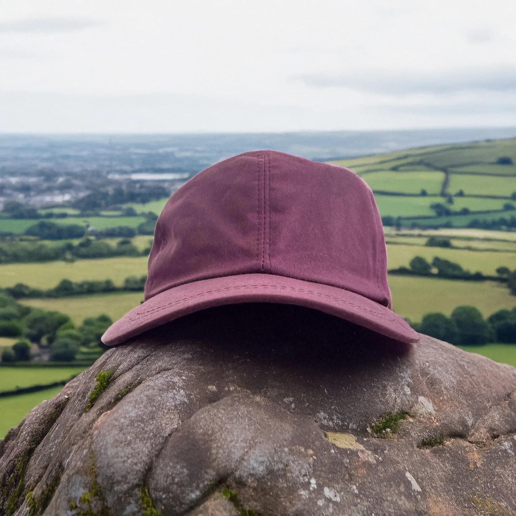 Hazy Blue Wax Unisex Cap – Timeless Style, All-Weather Comfort - Image 4