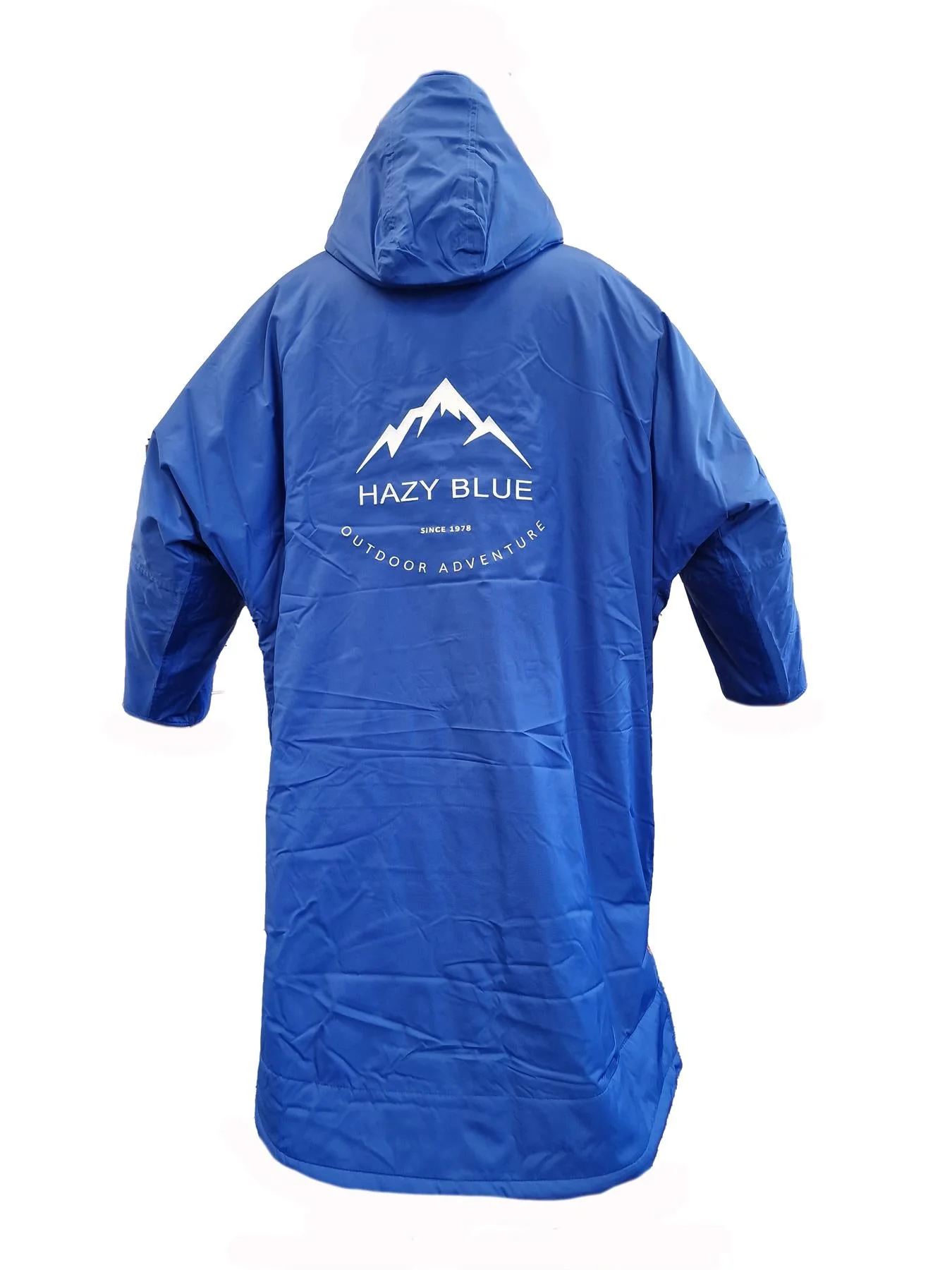 Hazy Blue Waterproof Adults All Weather Changing Robe - Newquay - Image 52