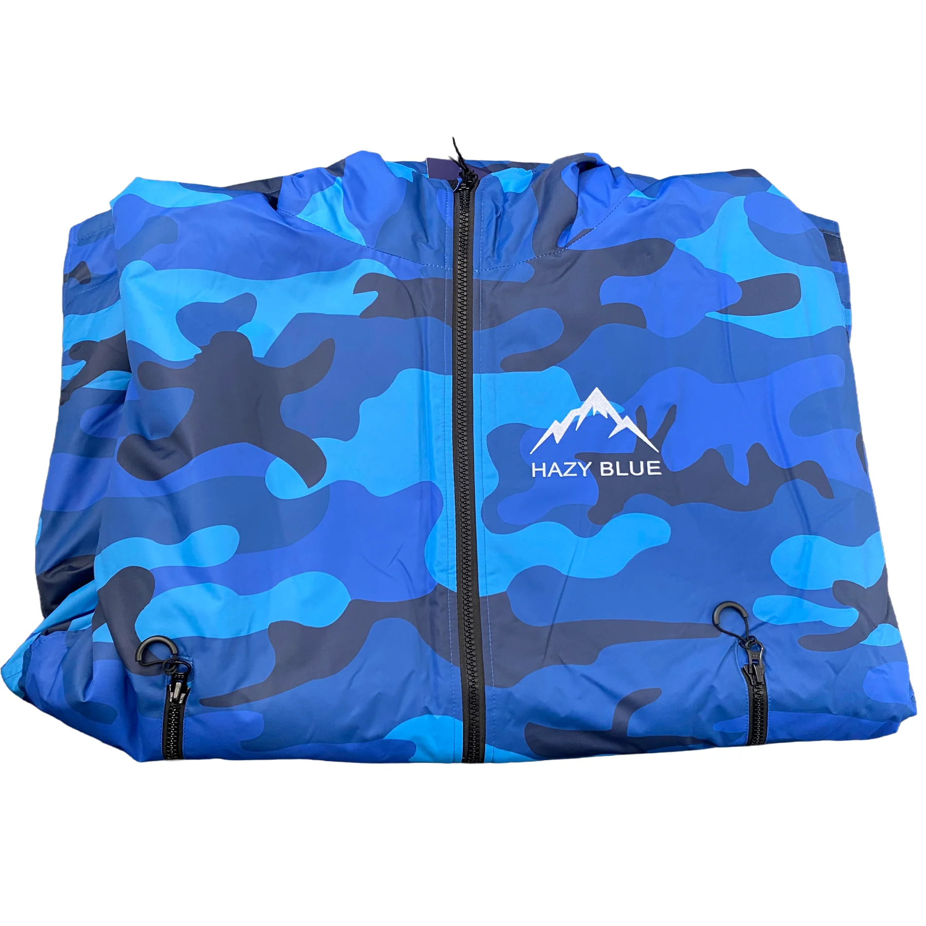 Hazy Blue Waterproof Adults All Weather Changing Robe - Newquay - Image 56