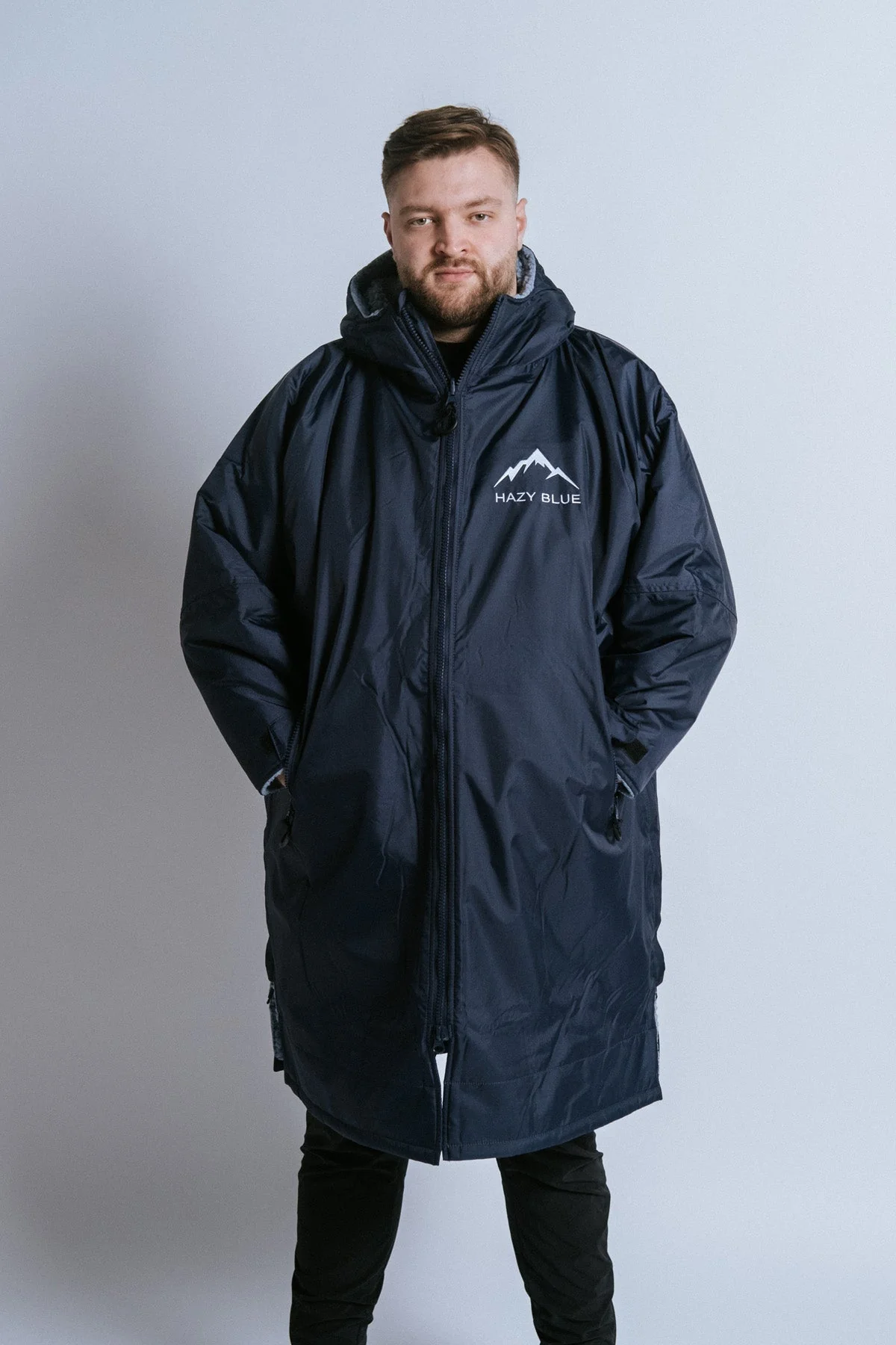 Hazy Blue Adults Padstow Riding All Weather Changing Robe - Image 13