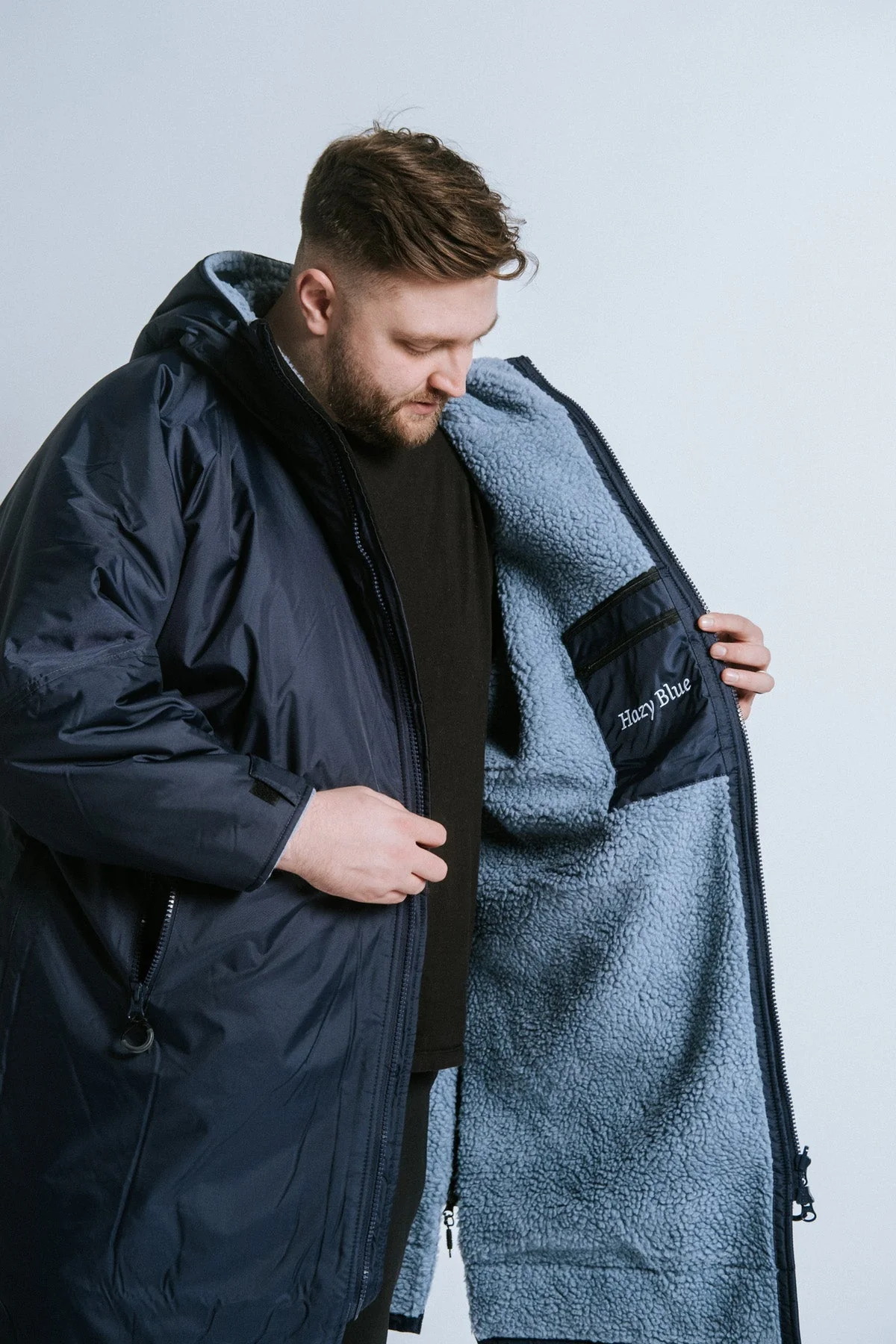Hazy Blue Adults Padstow Riding All Weather Changing Robe - Image 14