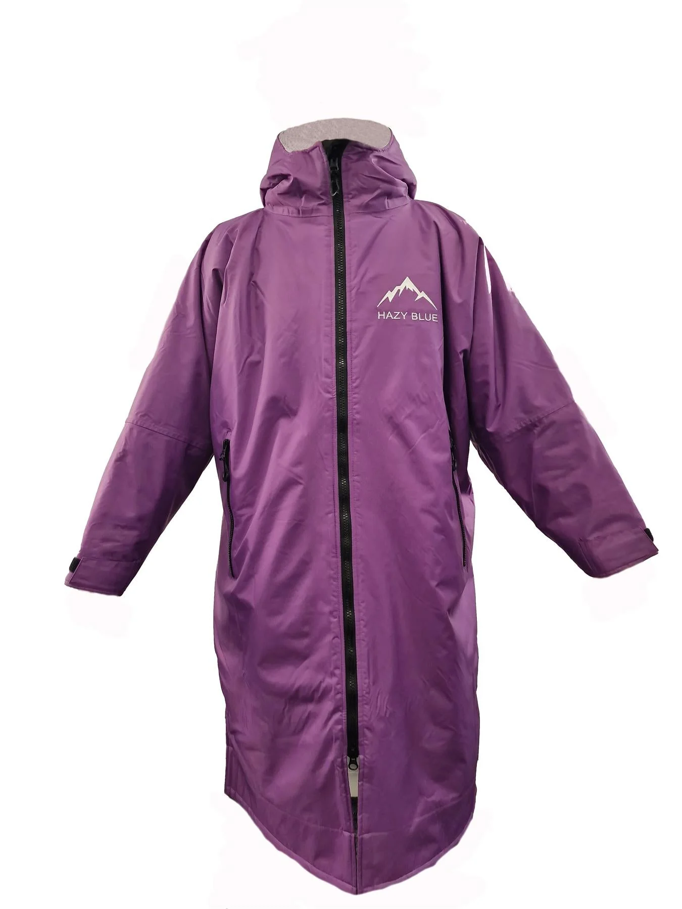 Hazy Blue Waterproof Kids All Weather Changing Robe - Image 3