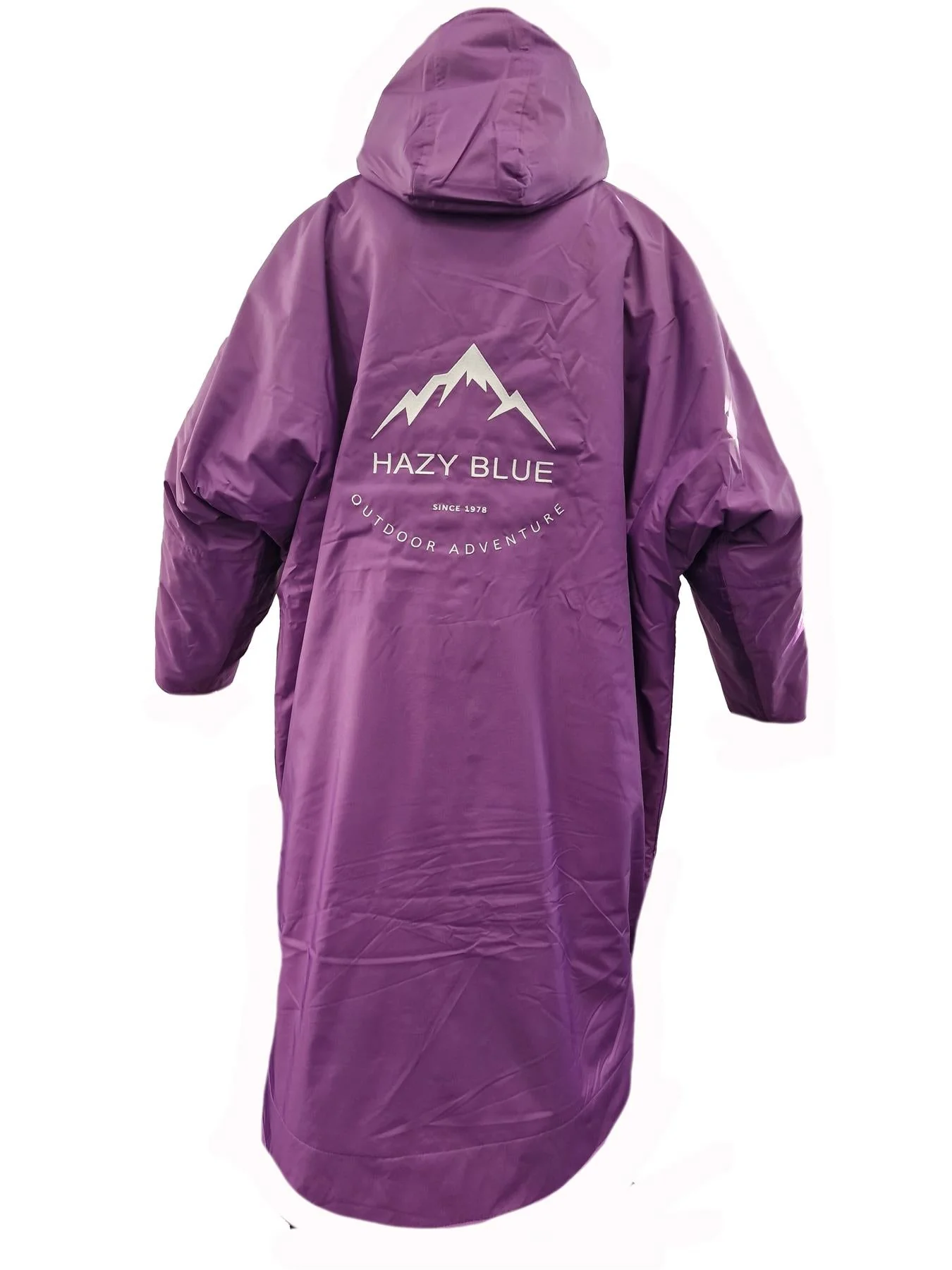 Hazy Blue Waterproof Kids All Weather Changing Robe - Image 4