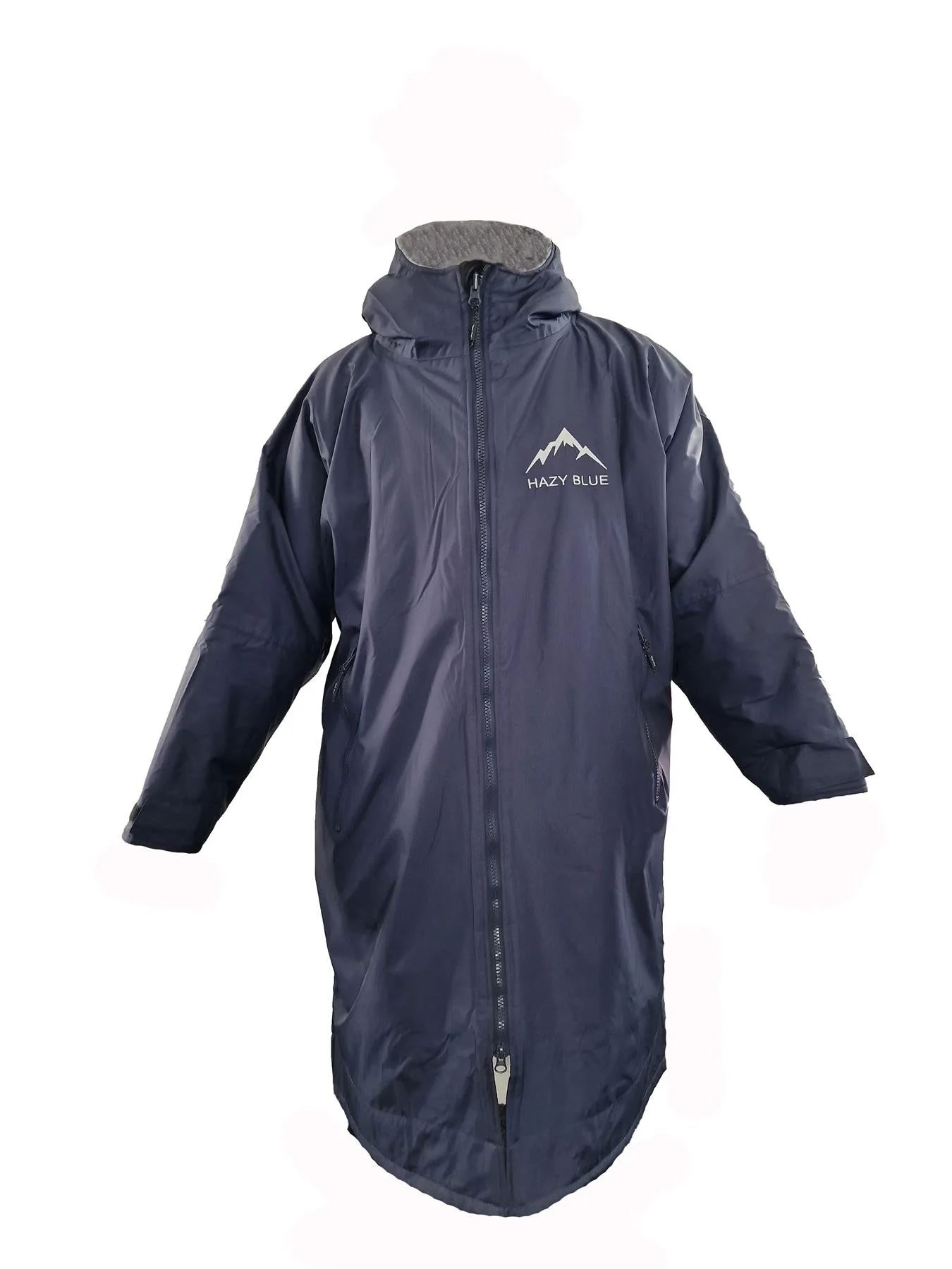 Hazy Blue Waterproof Kids All Weather Changing Robe - Image 6